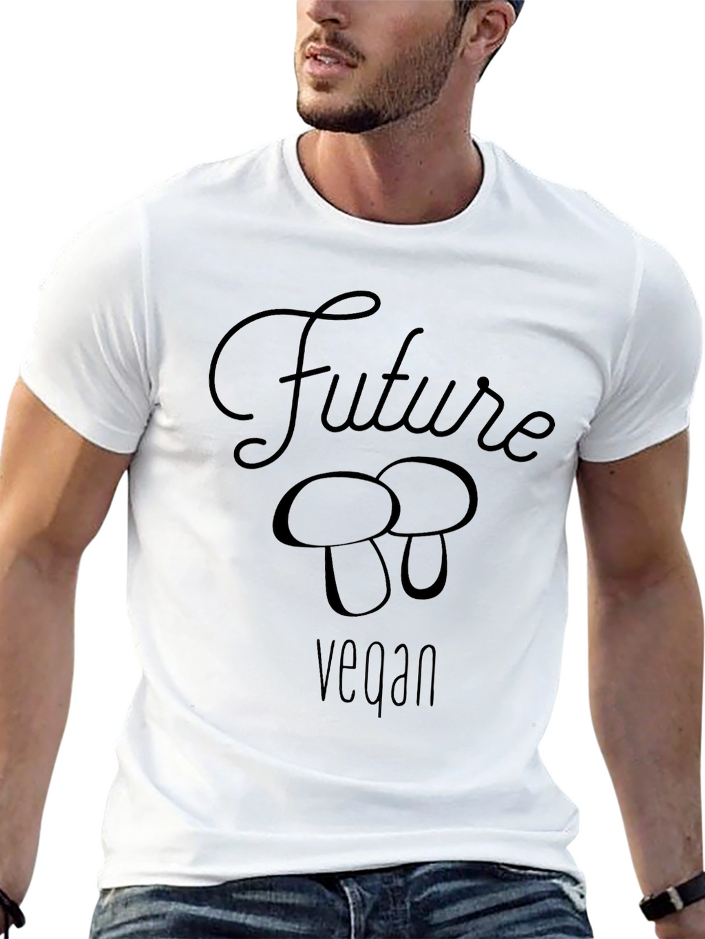 Future Vegan Mushroom T-Shirt