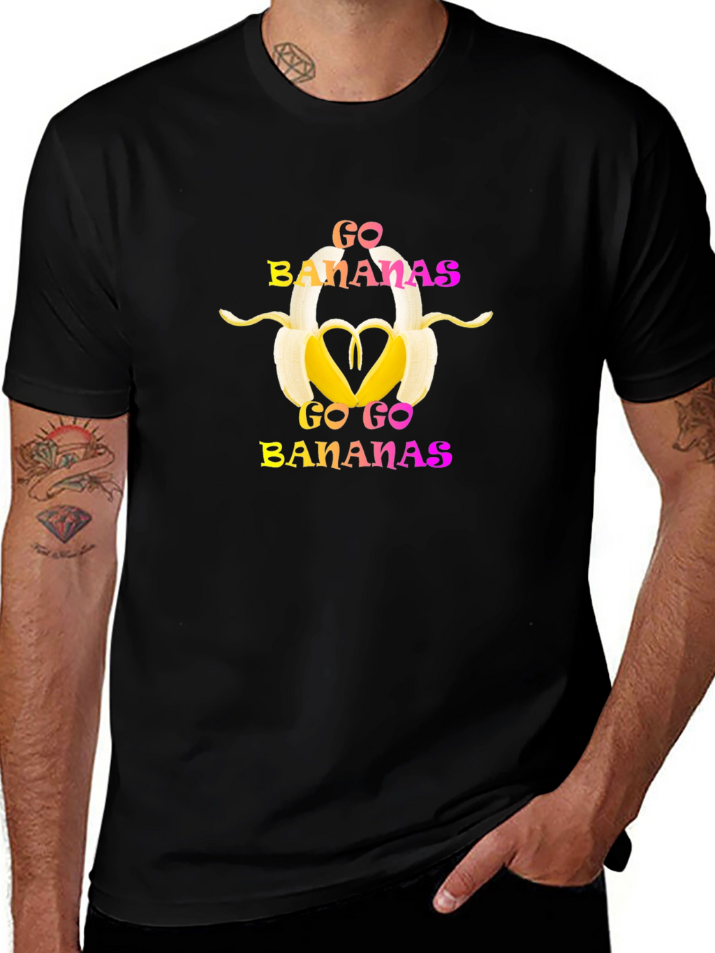 Go Bananas T-Shirt - Fun Fruit Design