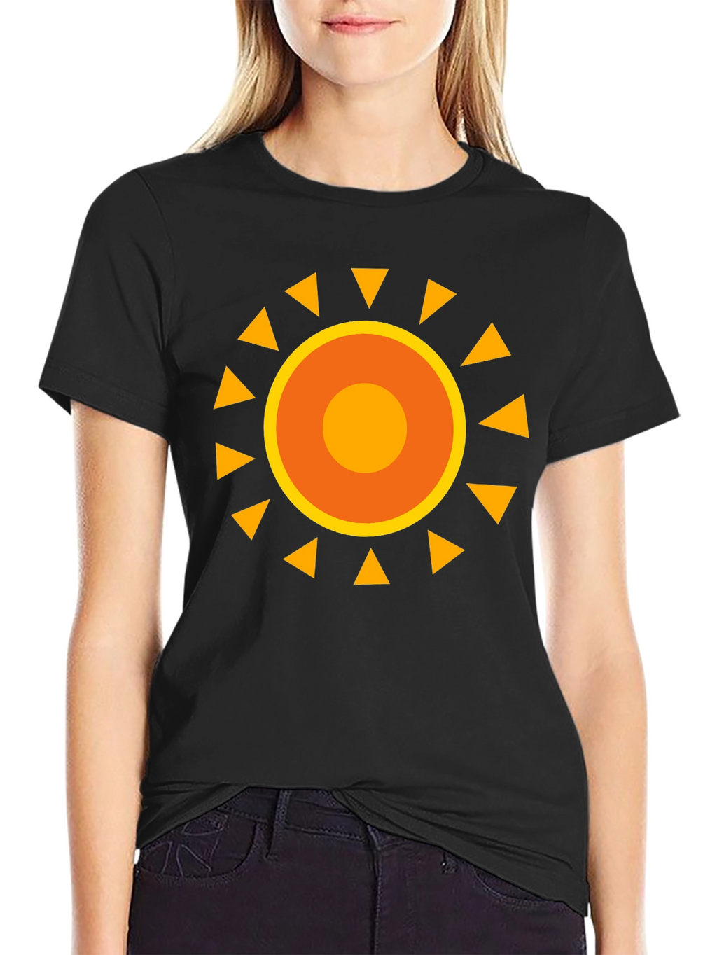 Sunny Graphic Black T-Shirt