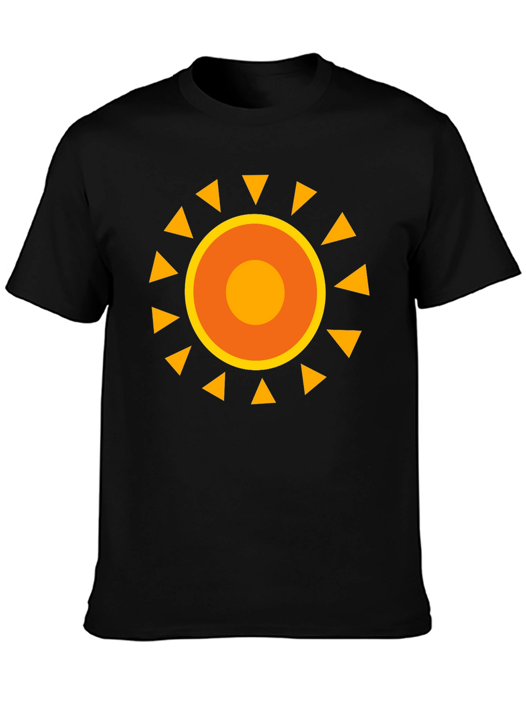 Sunny Graphic Black T-Shirt