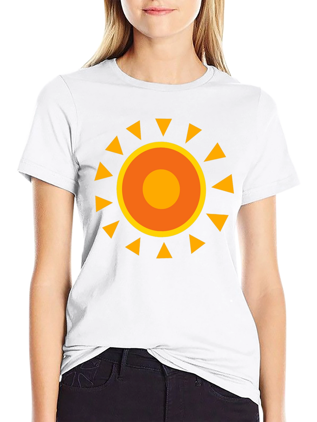 Sunny Graphic Black T-Shirt