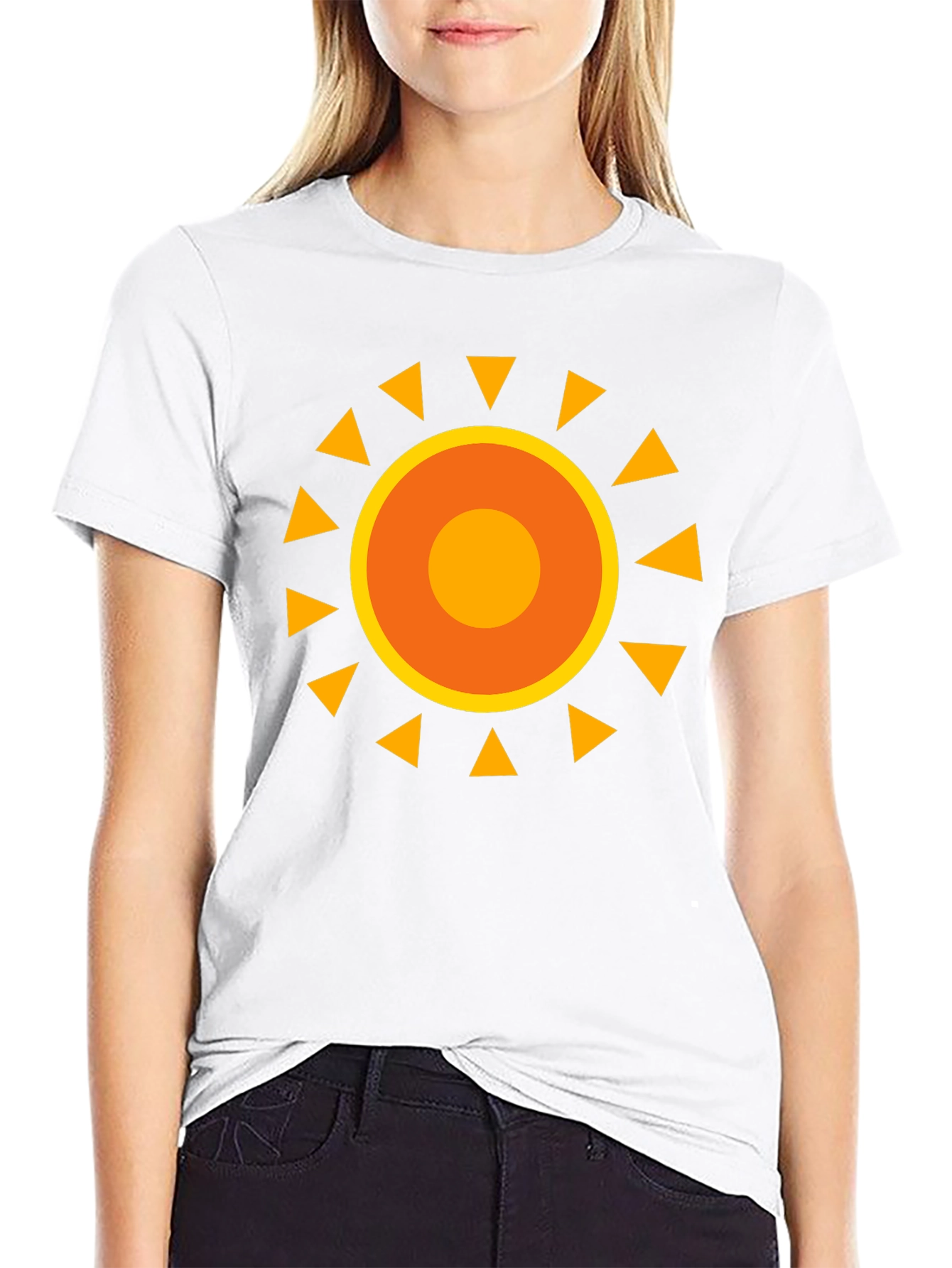 Sunny Graphic Black T-Shirt