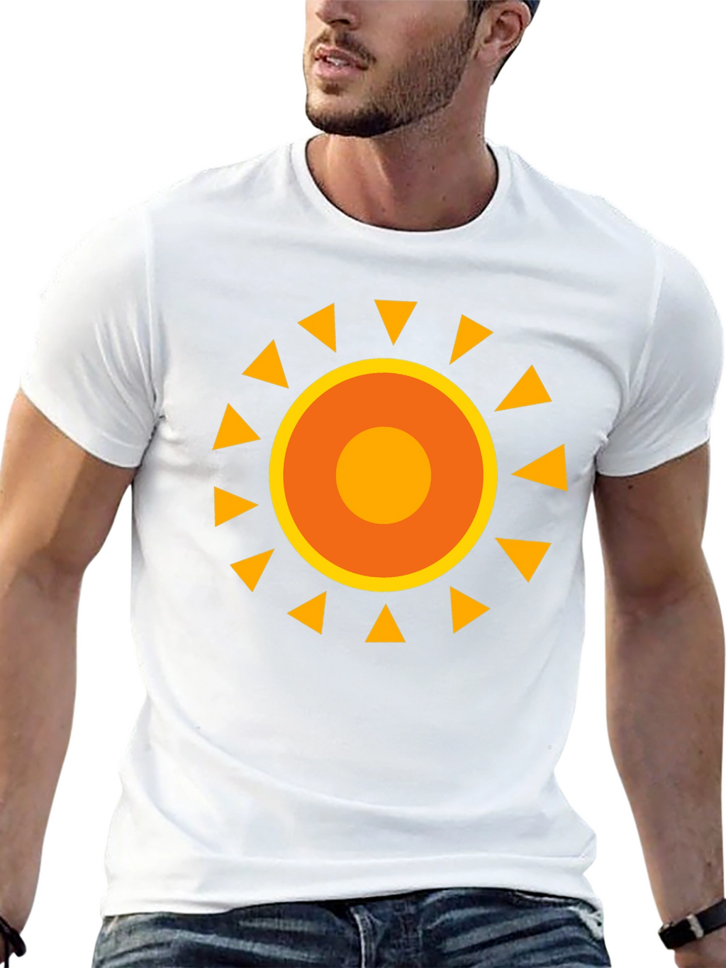 Sunny Graphic Black T-Shirt