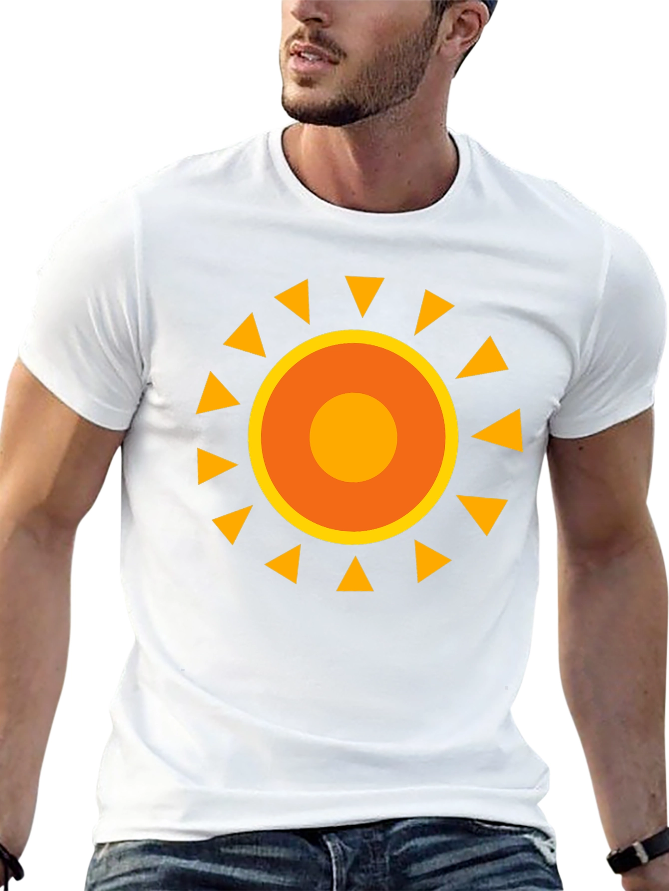 Sunny Graphic Black T-Shirt