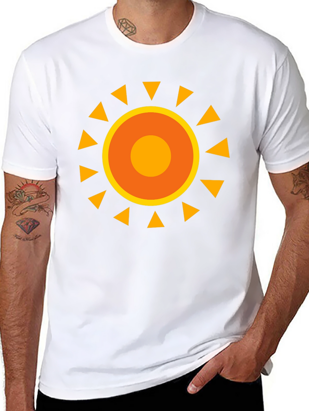 Sunny Graphic Black T-Shirt