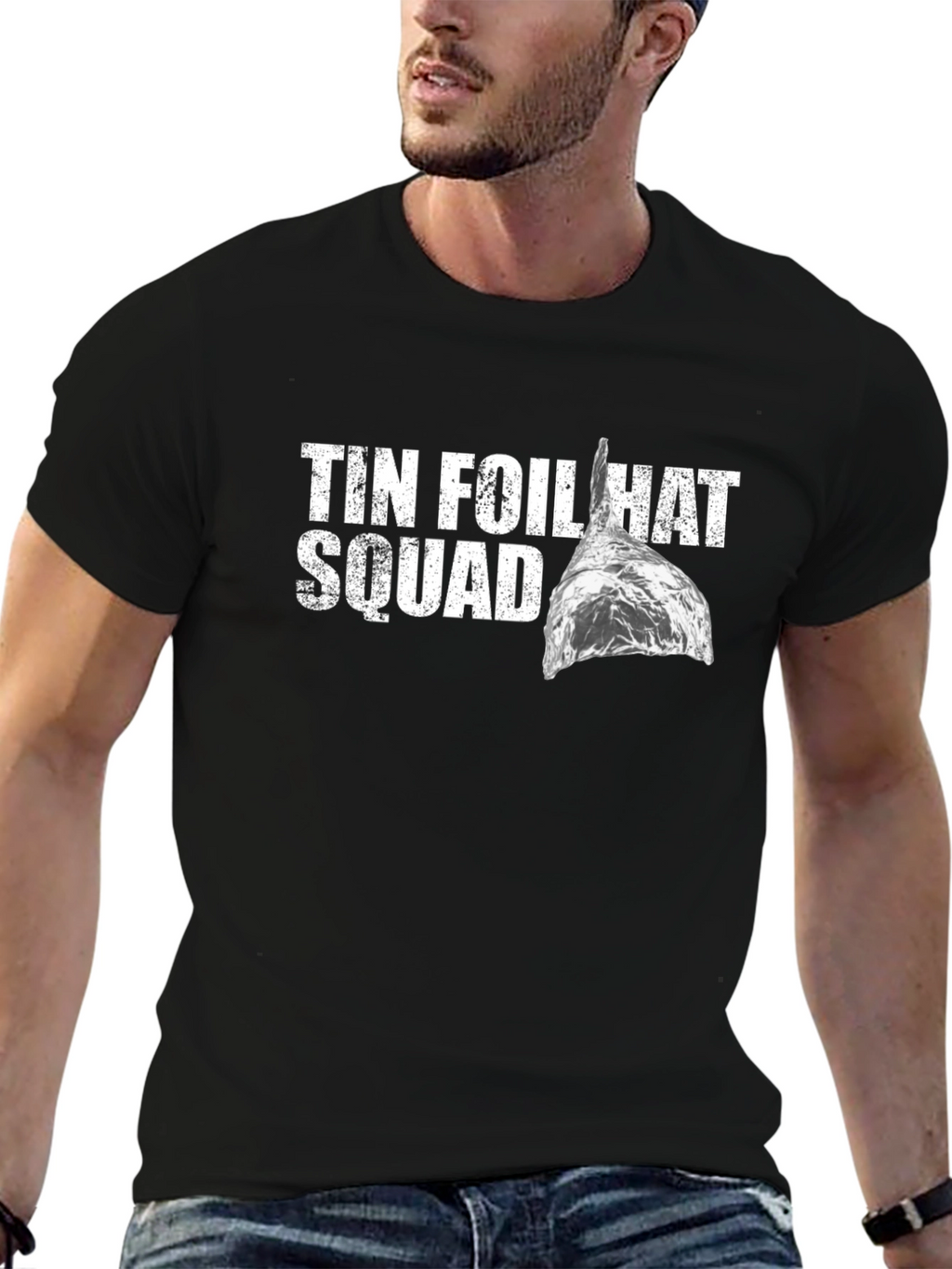 Tin Foil Hat Squad Tee - Conspiracy Humor