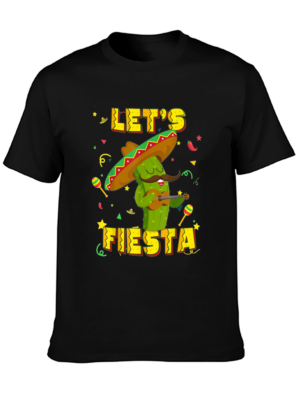 Lets Fiesta Cactus T-Shirt - Cinco de Mayo Tee