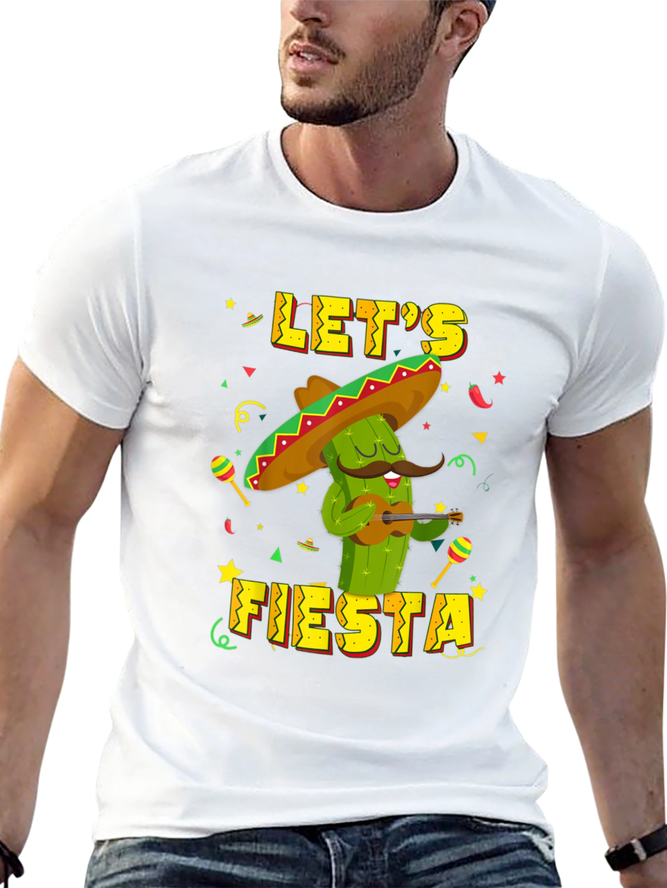 Lets Fiesta Cactus T-Shirt - Cinco de Mayo Tee
