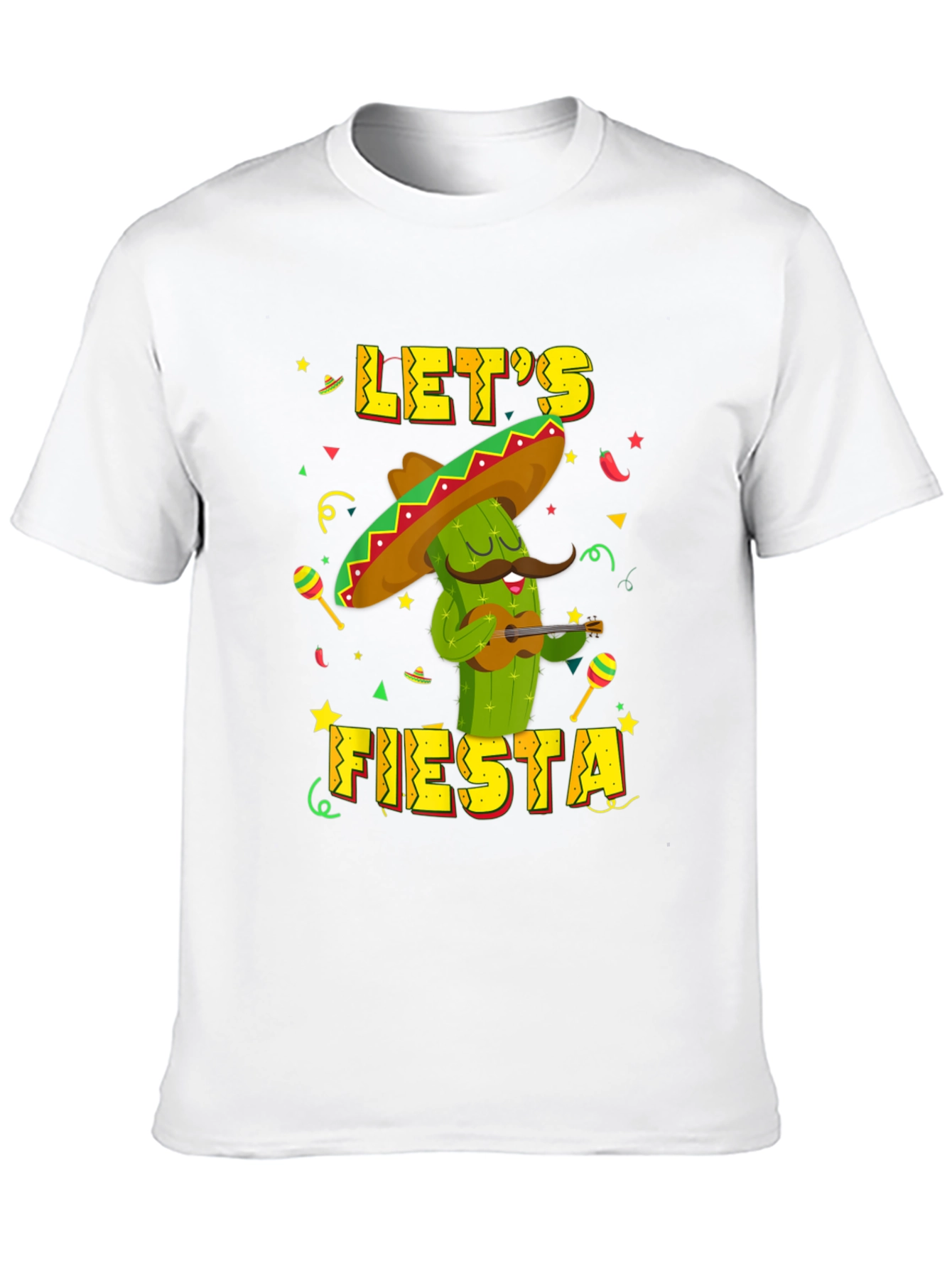 Lets Fiesta Cactus T-Shirt - Cinco de Mayo Tee