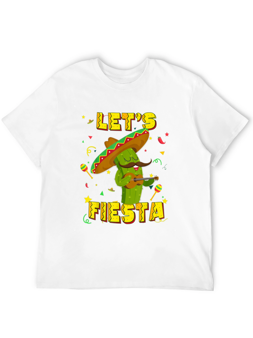 Lets Fiesta Cactus T-Shirt - Cinco de Mayo Tee