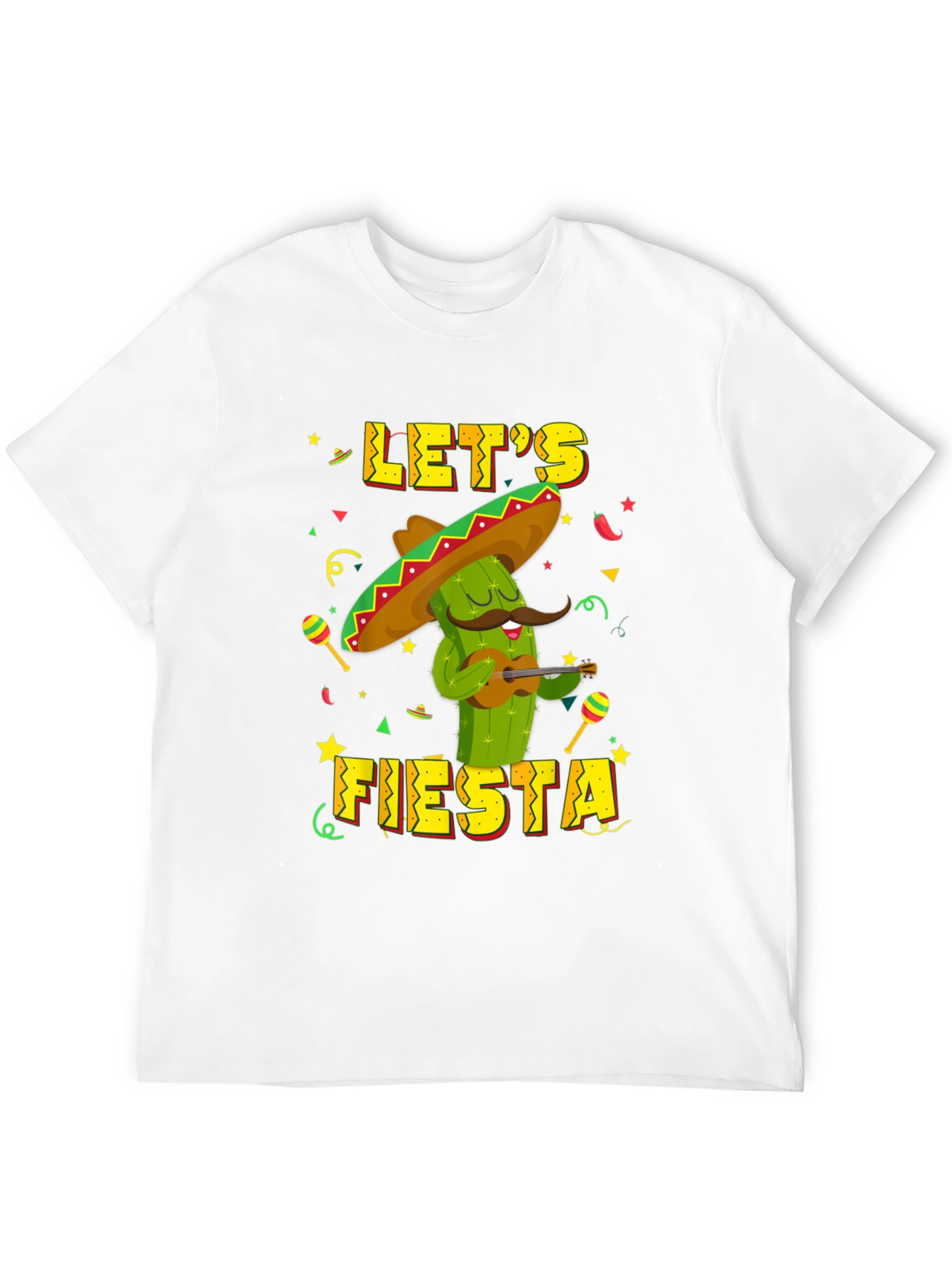 Lets Fiesta Cactus T-Shirt - Cinco de Mayo Tee