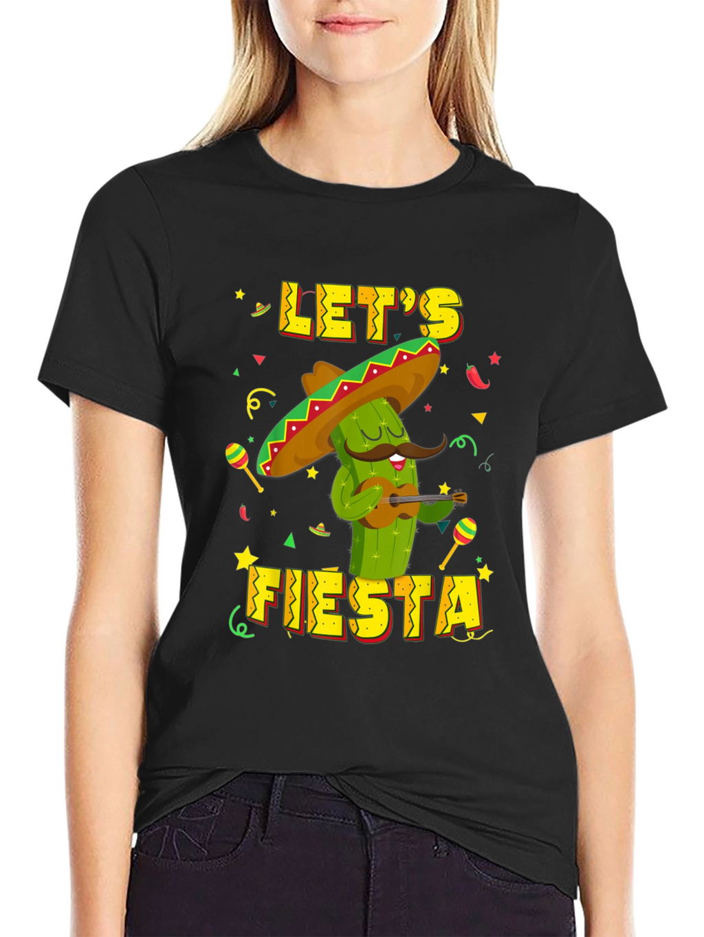 Lets Fiesta Cactus T-Shirt - Cinco de Mayo Tee