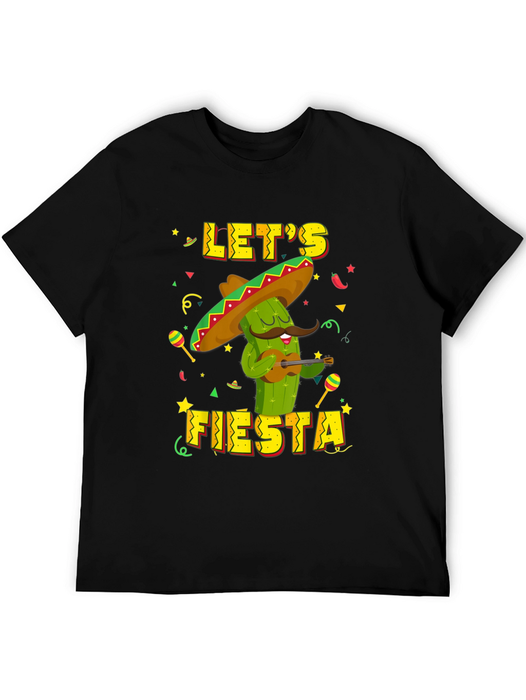 Lets Fiesta Cactus T-Shirt - Cinco de Mayo Tee