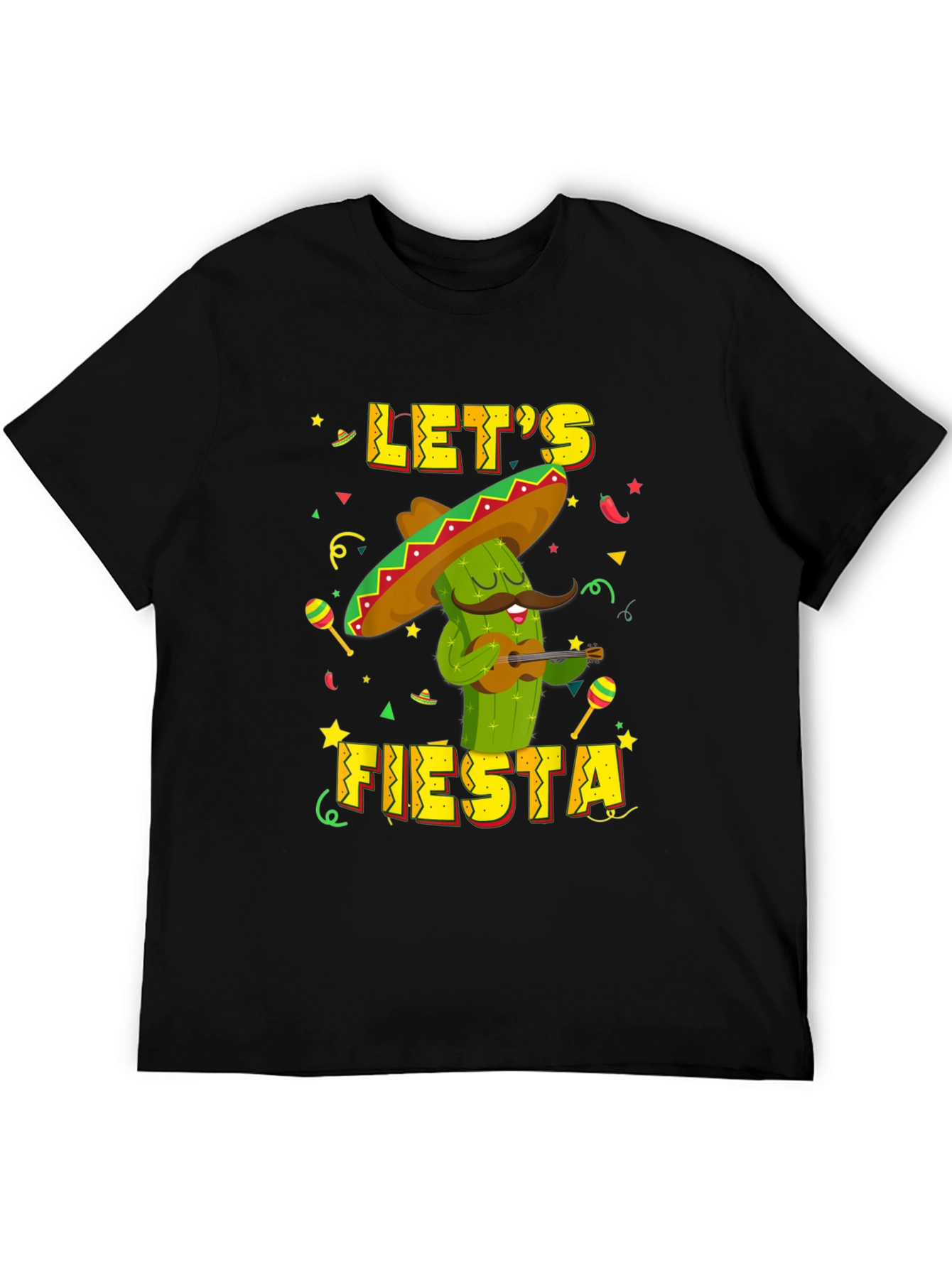 Lets Fiesta Cactus T-Shirt - Cinco de Mayo Tee