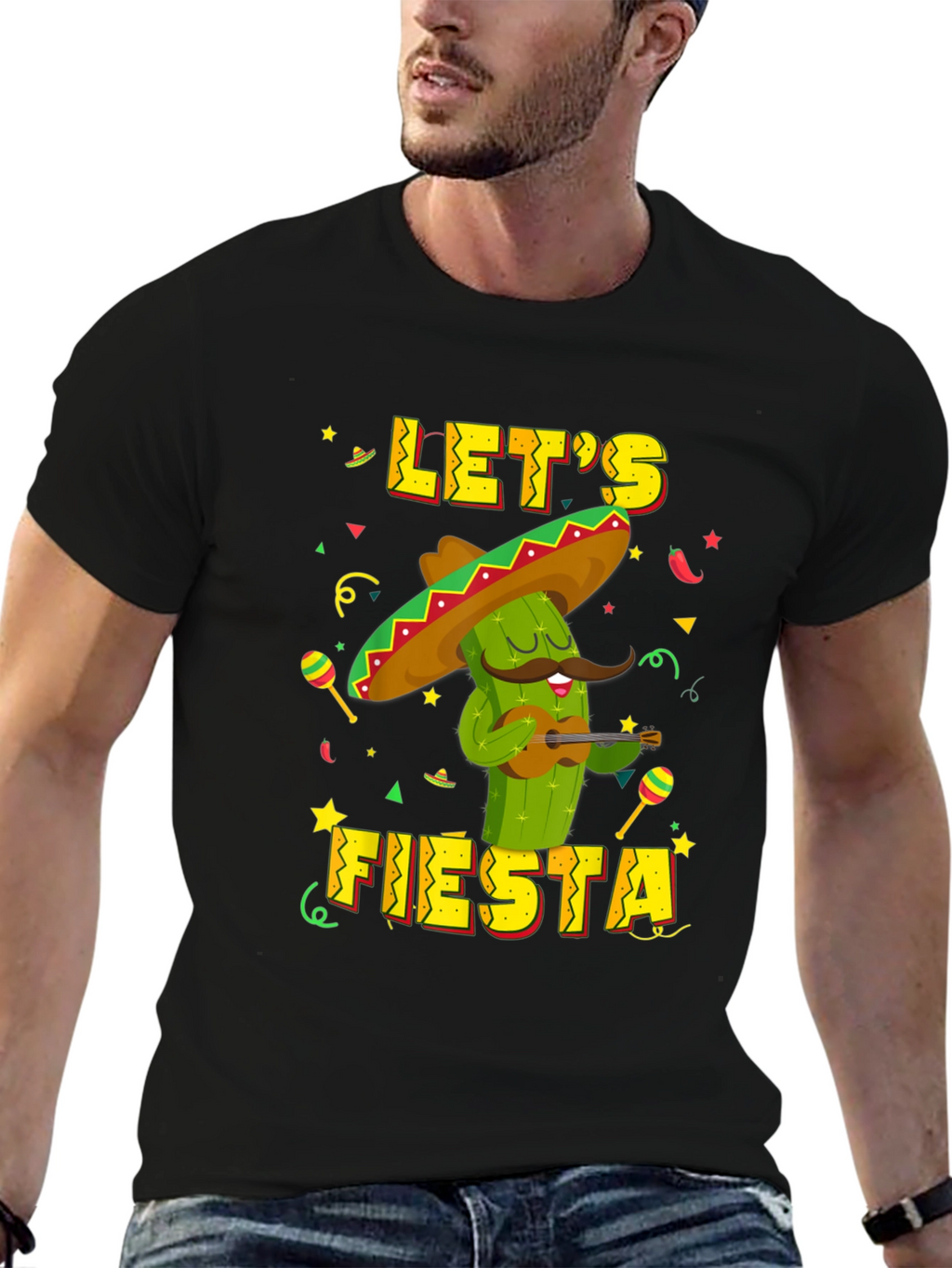 Lets Fiesta Cactus T-Shirt - Cinco de Mayo Tee