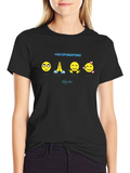 Hooponopono Emoji T-Shirt - Black Graphic Tee