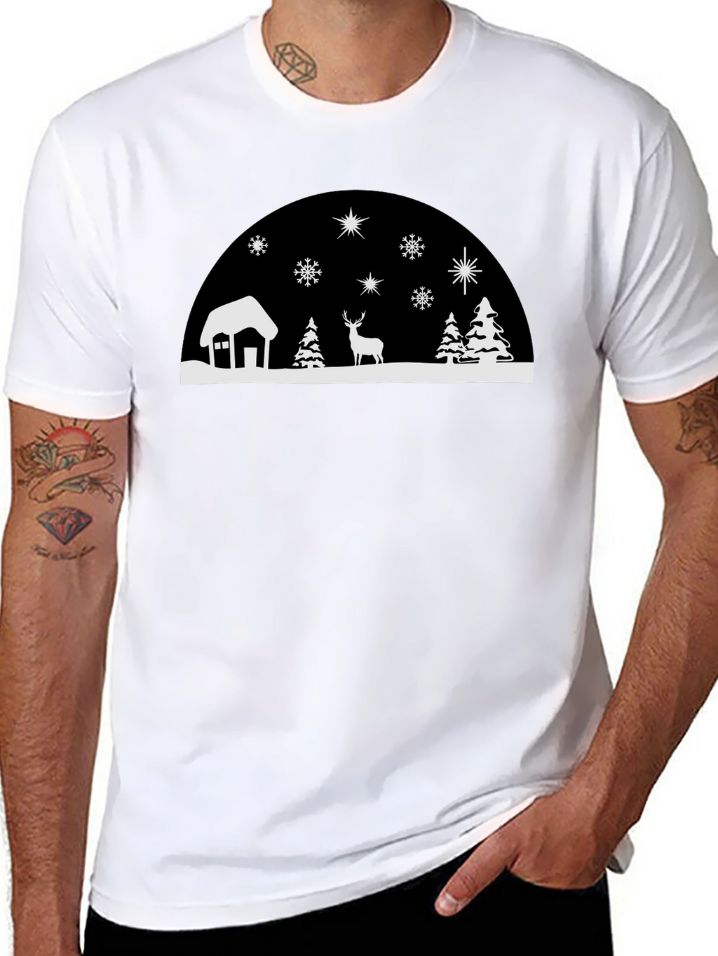 Winter Village Graphic Tee