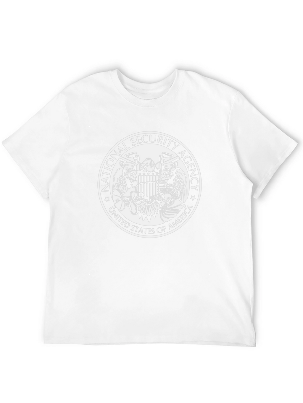 NSA Seal Graphic T-Shirt - Black