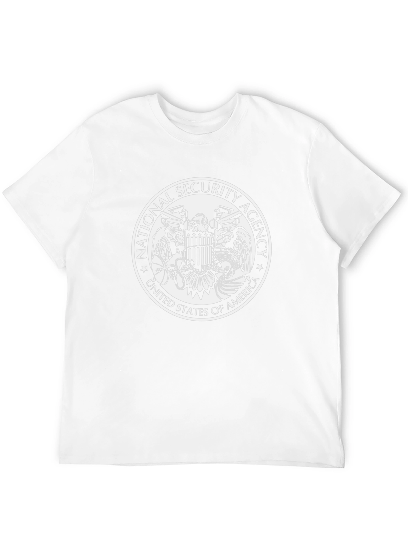 NSA Seal Graphic T-Shirt - Black