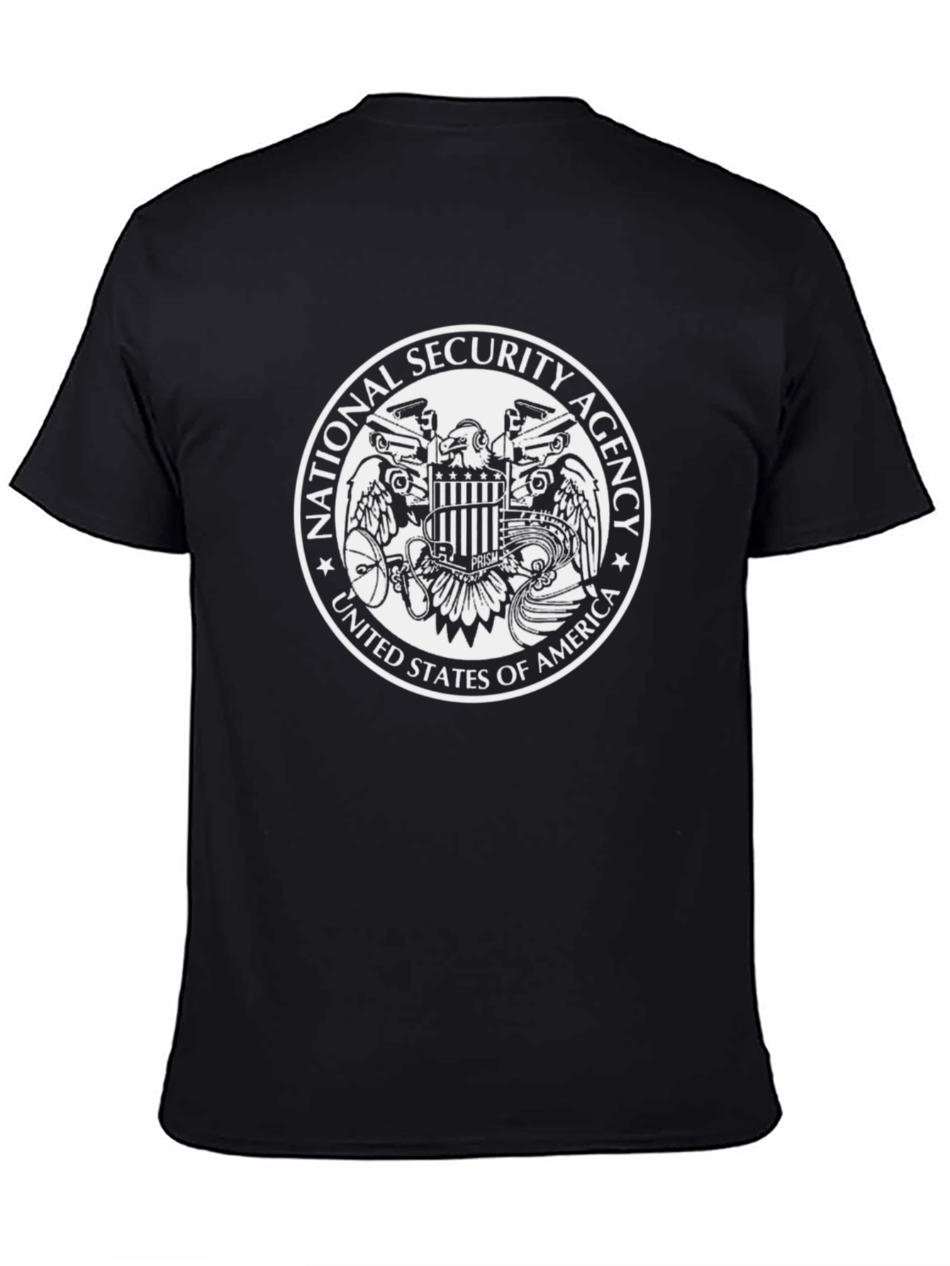 NSA Seal Graphic T-Shirt - Black
