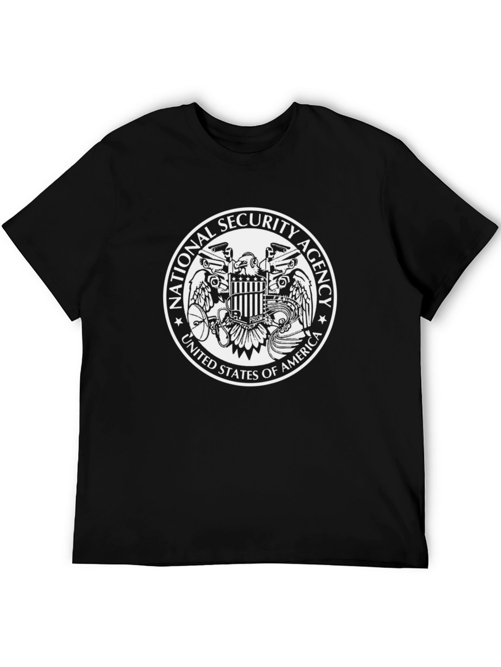 NSA Seal Graphic T-Shirt - Black