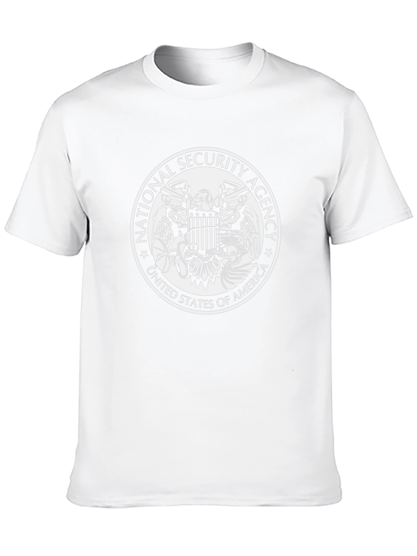 NSA Seal Graphic T-Shirt - Black