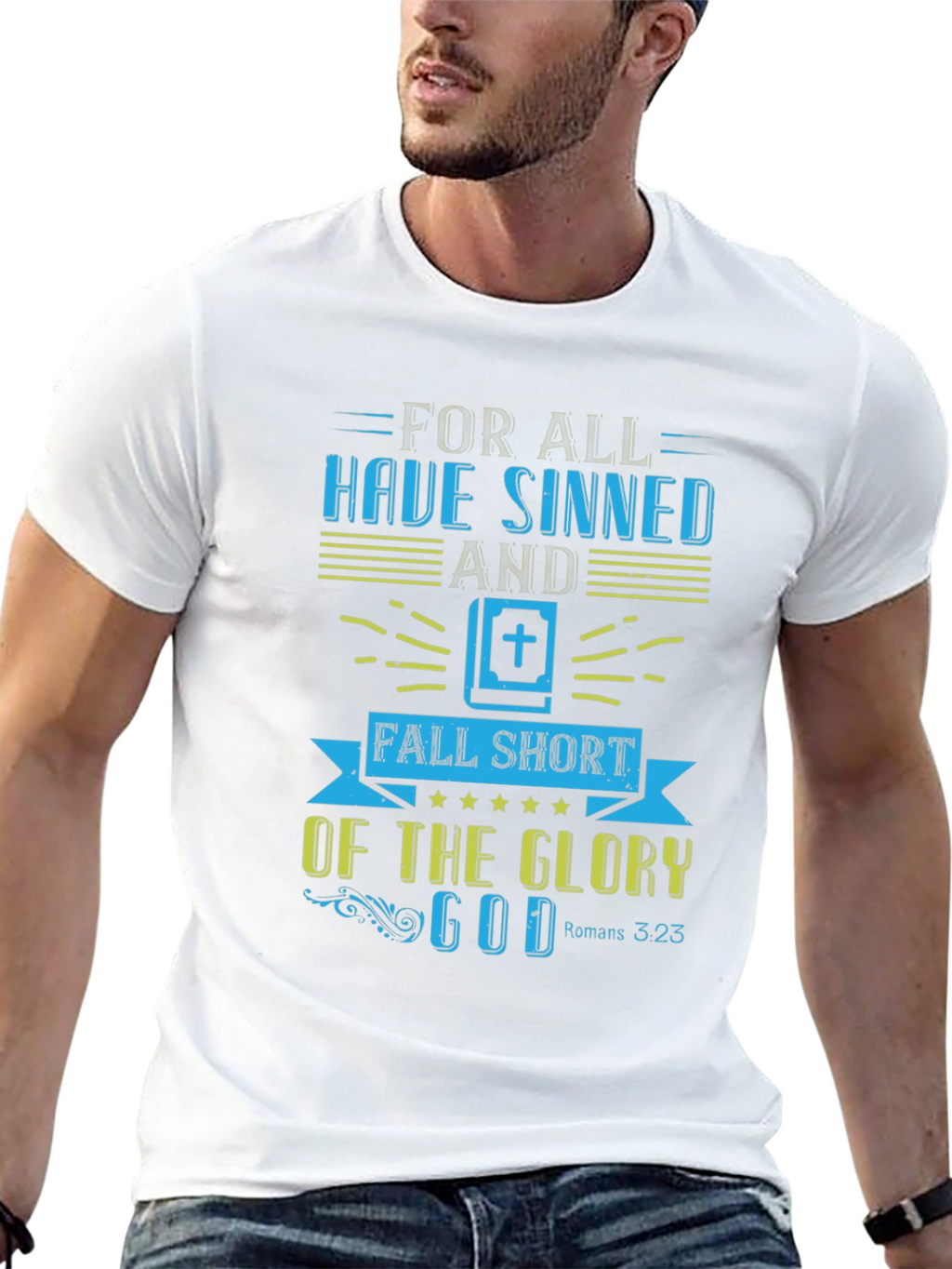 Faith-Based Tee: Romans 3:23 Design