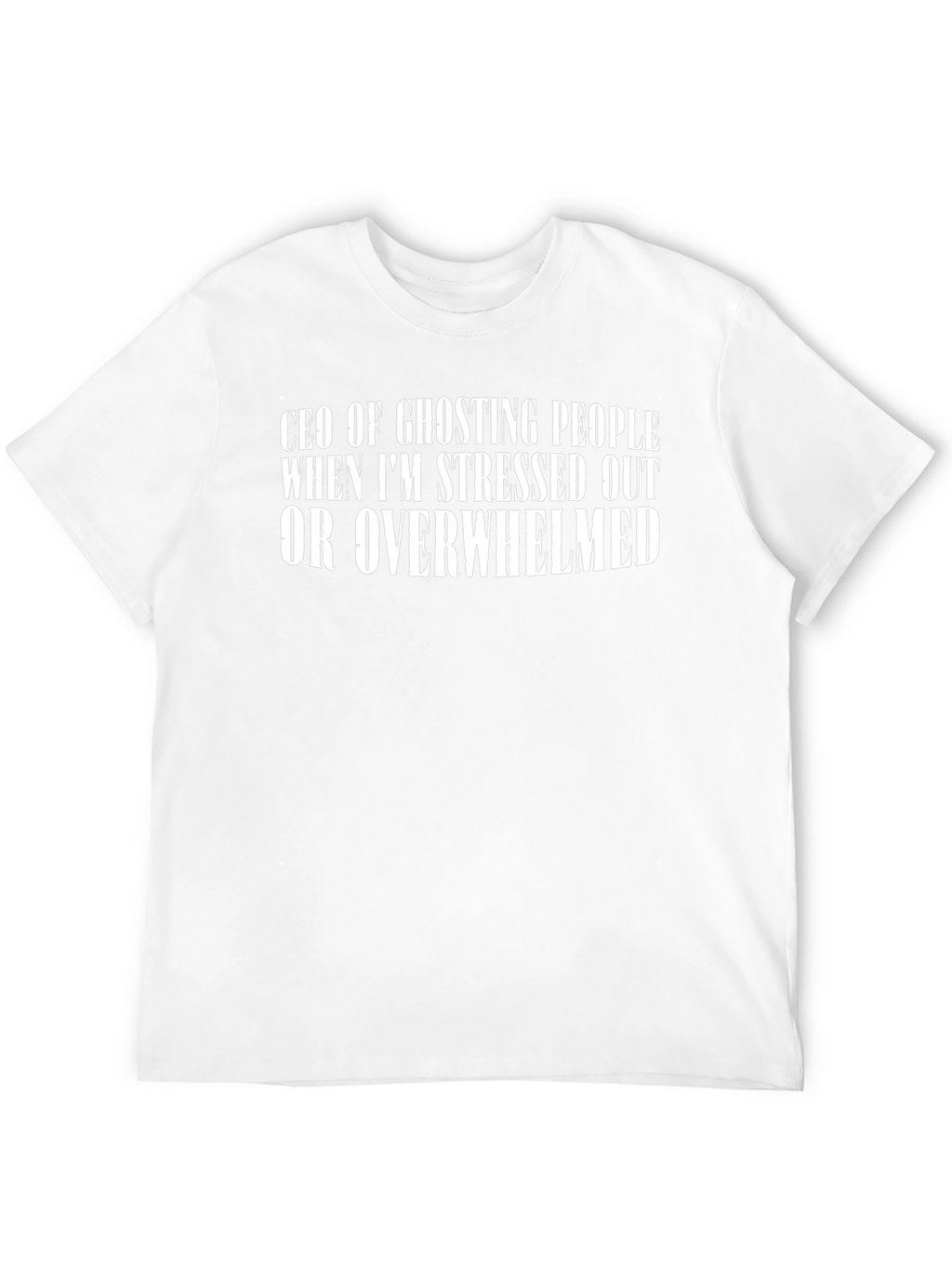 CEO of Ghosting Mens Black T-Shirt