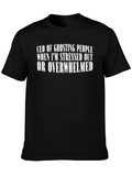 CEO of Ghosting Mens Black T-Shirt