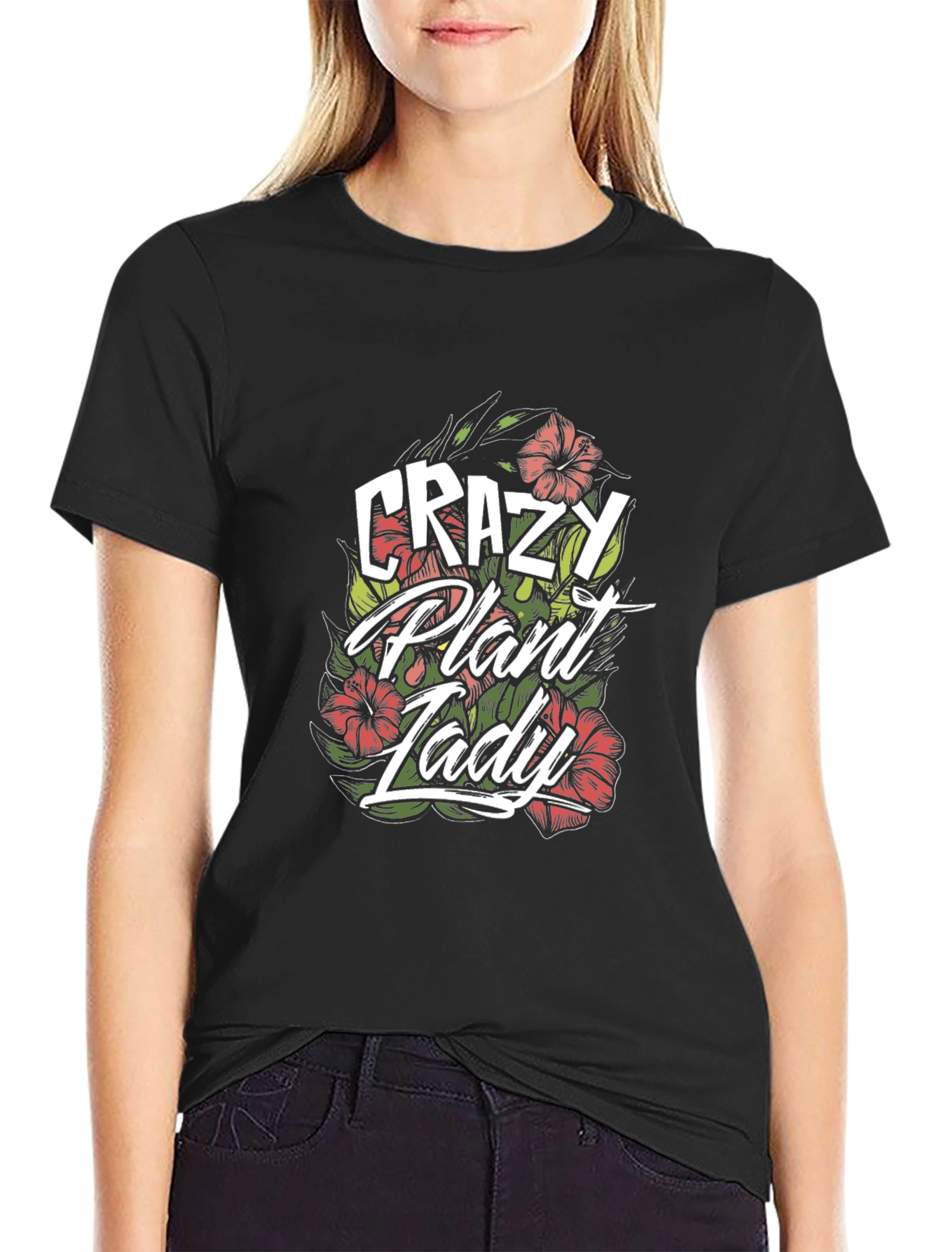 Crazy Plant Lady Graphic T-Shirt