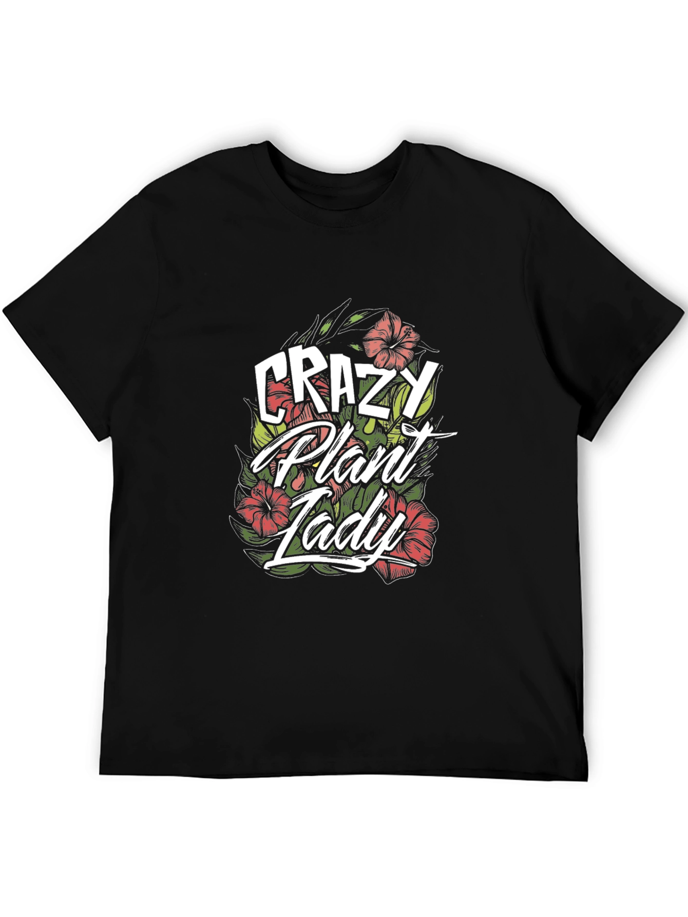 Crazy Plant Lady Graphic T-Shirt