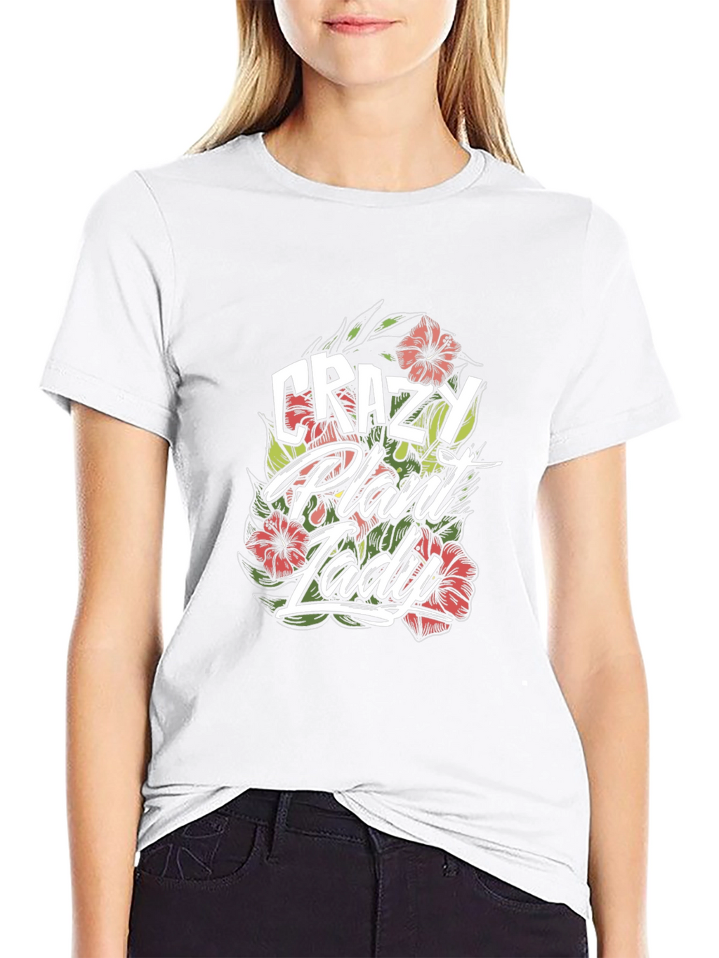 Crazy Plant Lady Graphic T-Shirt