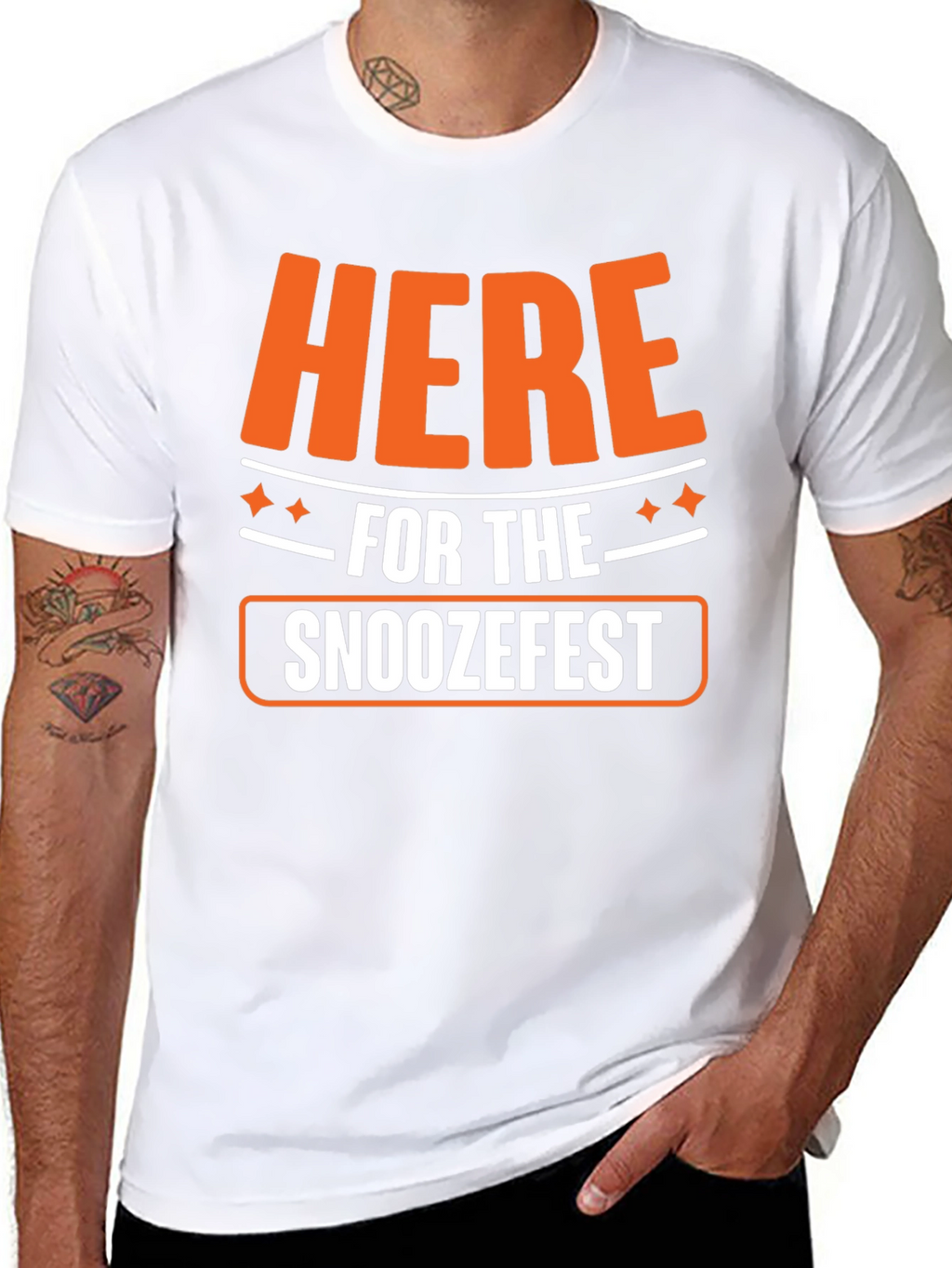 Here for the Snoozefest Graphic Tee