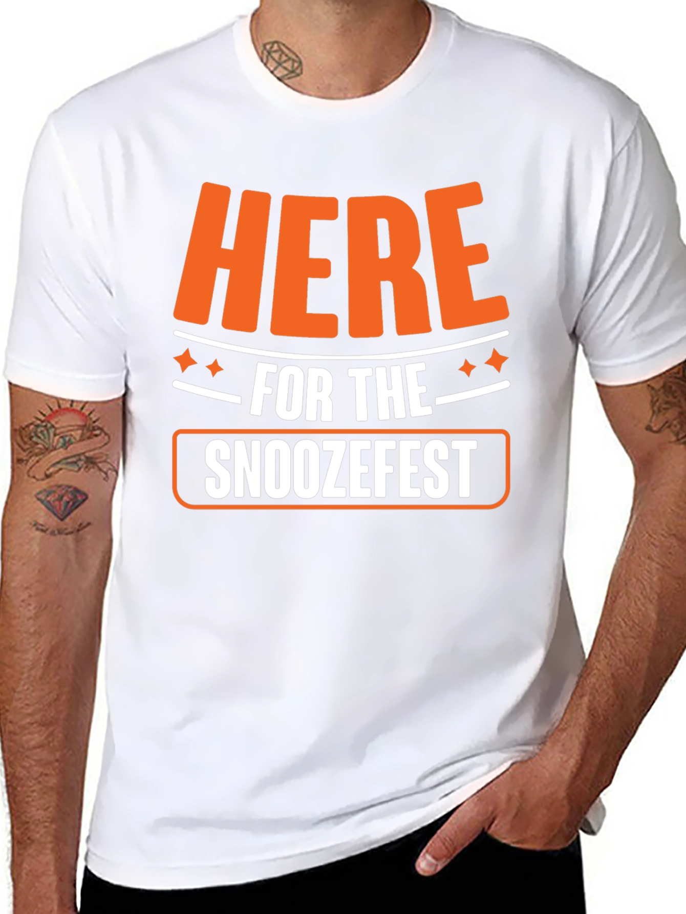 Here for the Snoozefest Graphic Tee