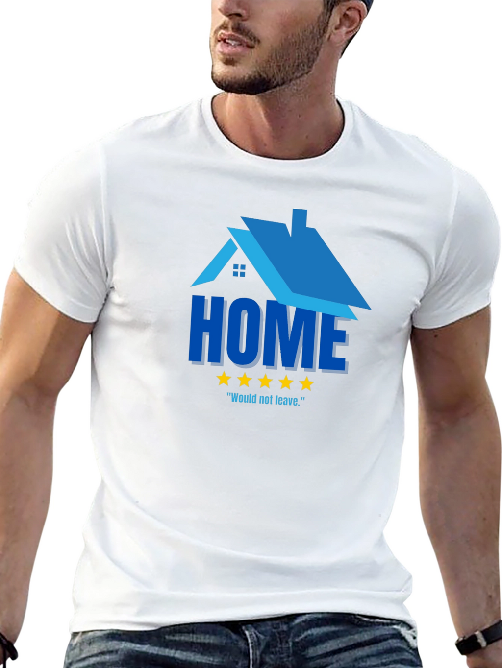 Home Five Stars T-Shirt - Cozy & Comfy Tee