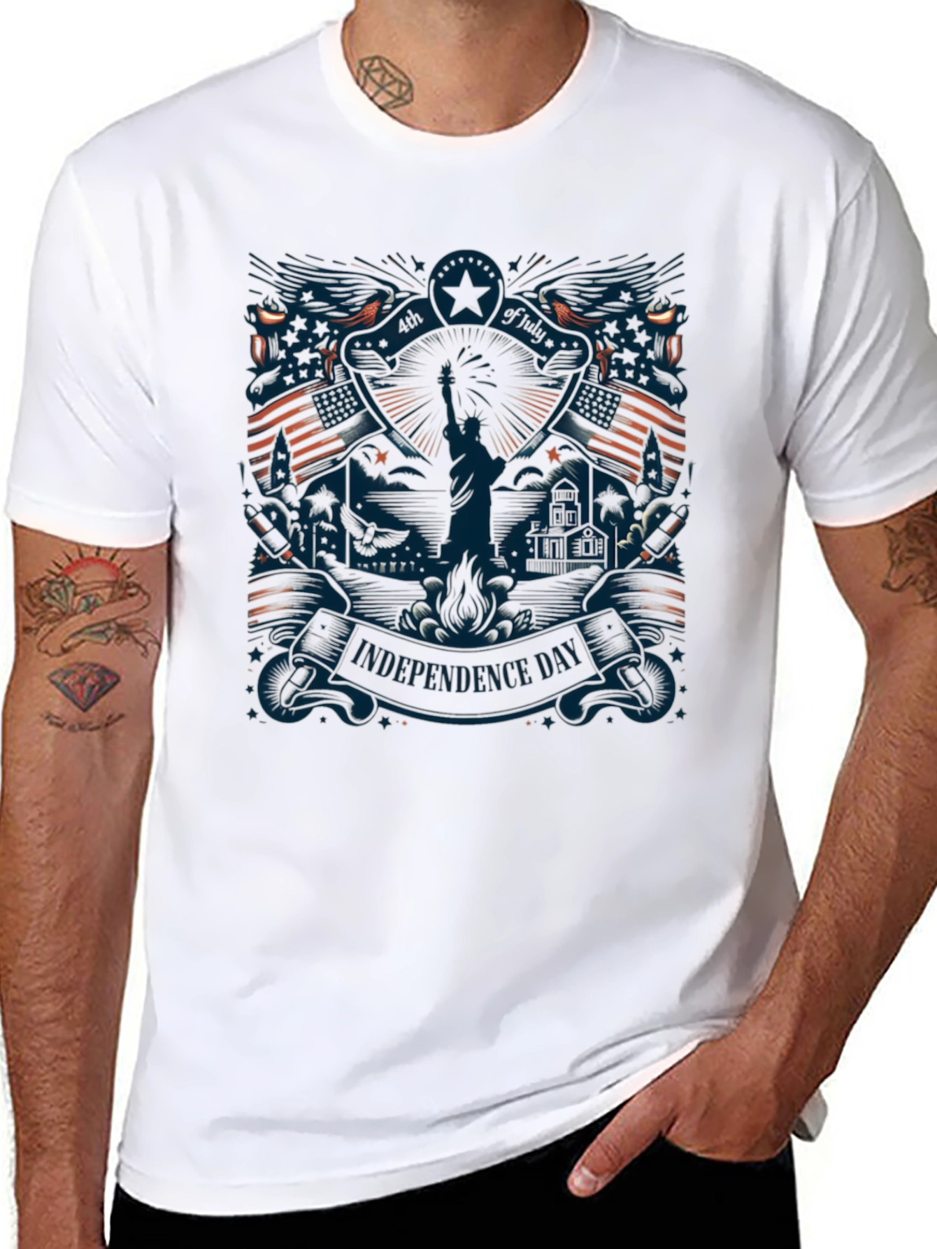 Independence Day Graphic T-Shirt