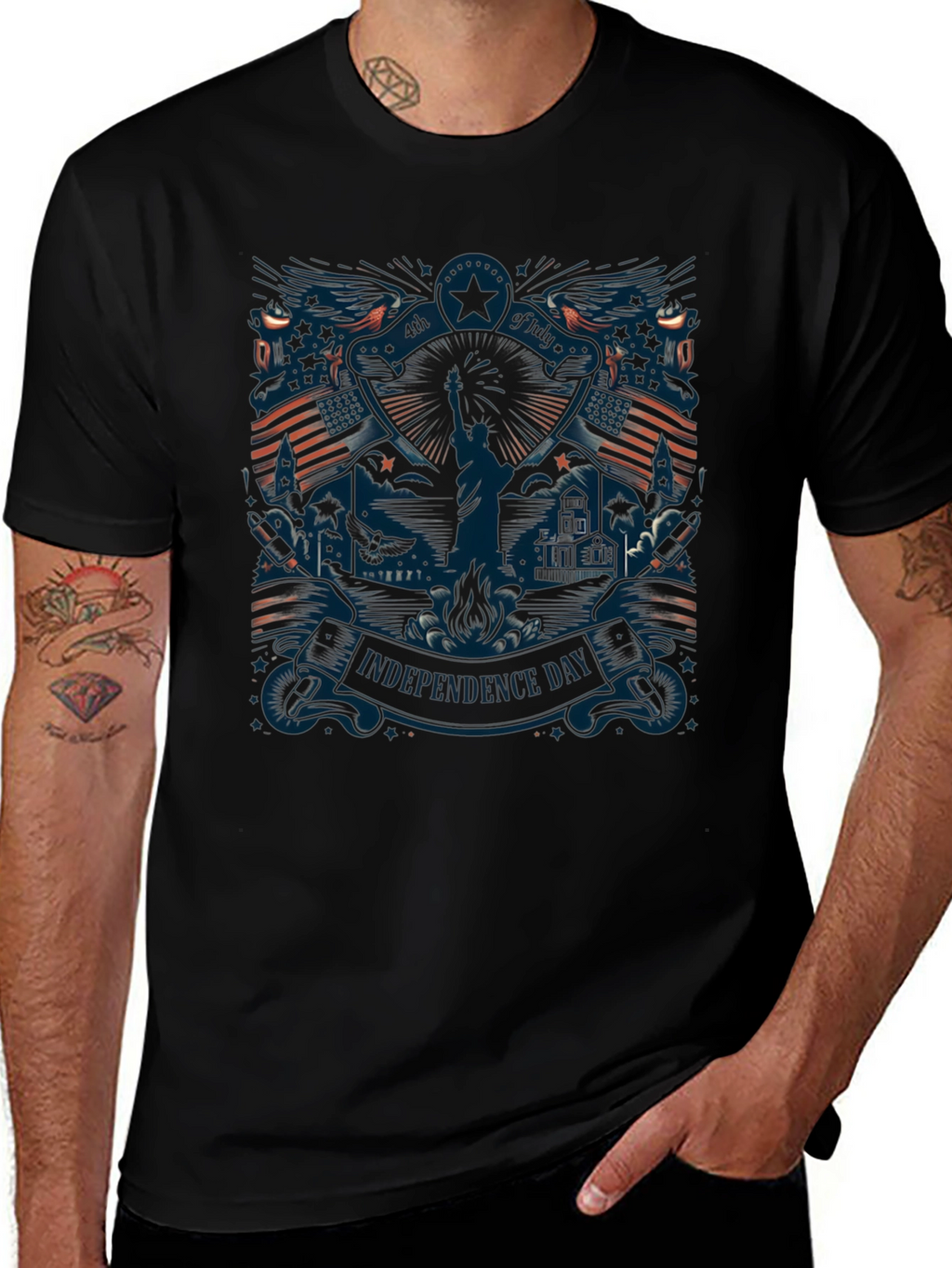 Independence Day Graphic T-Shirt