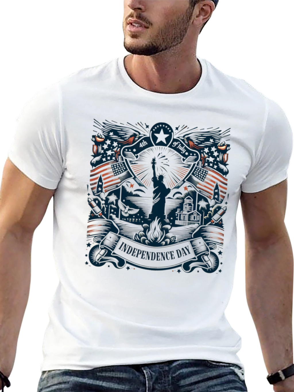 Independence Day Graphic T-Shirt