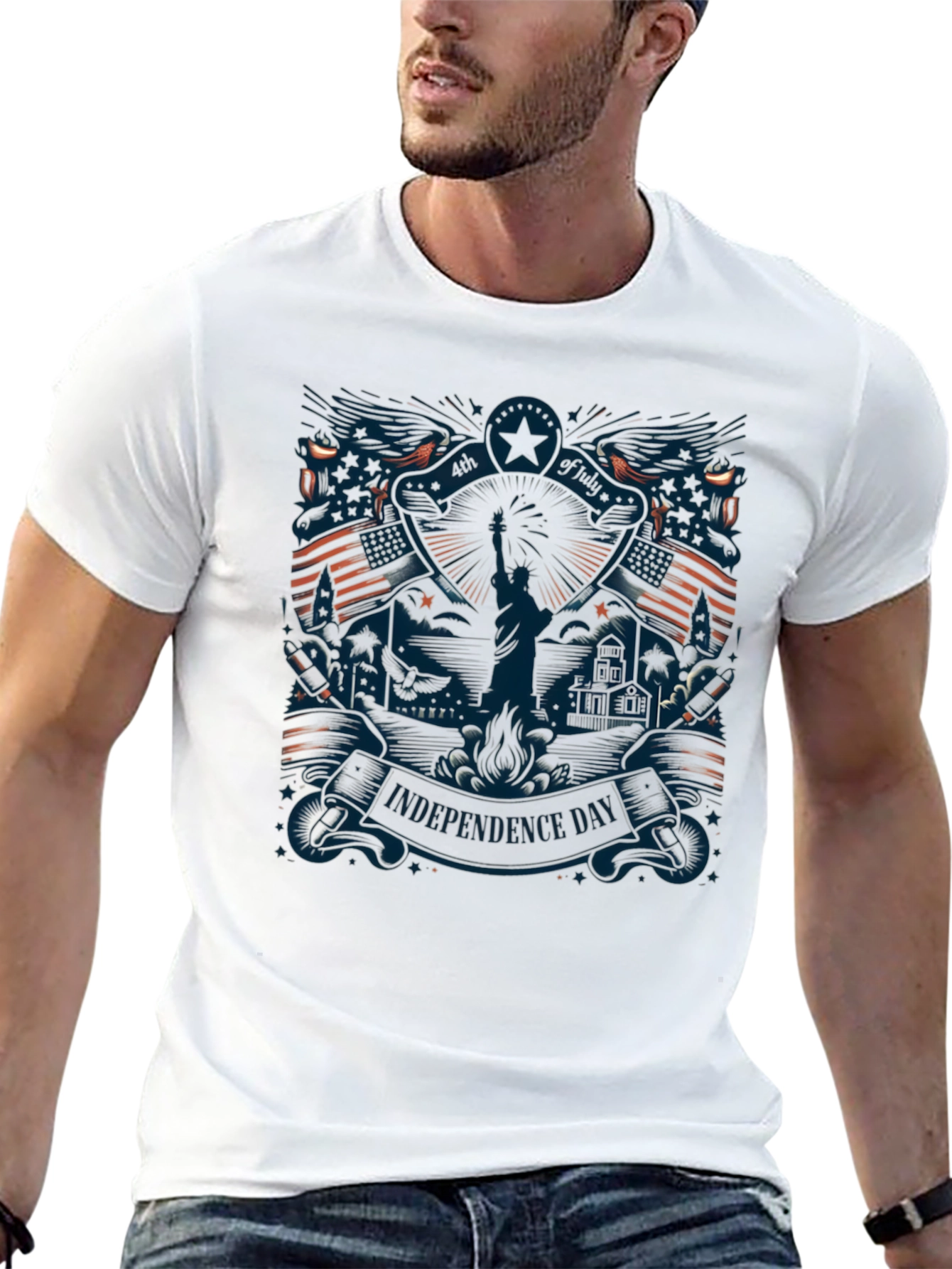 Independence Day Graphic T-Shirt