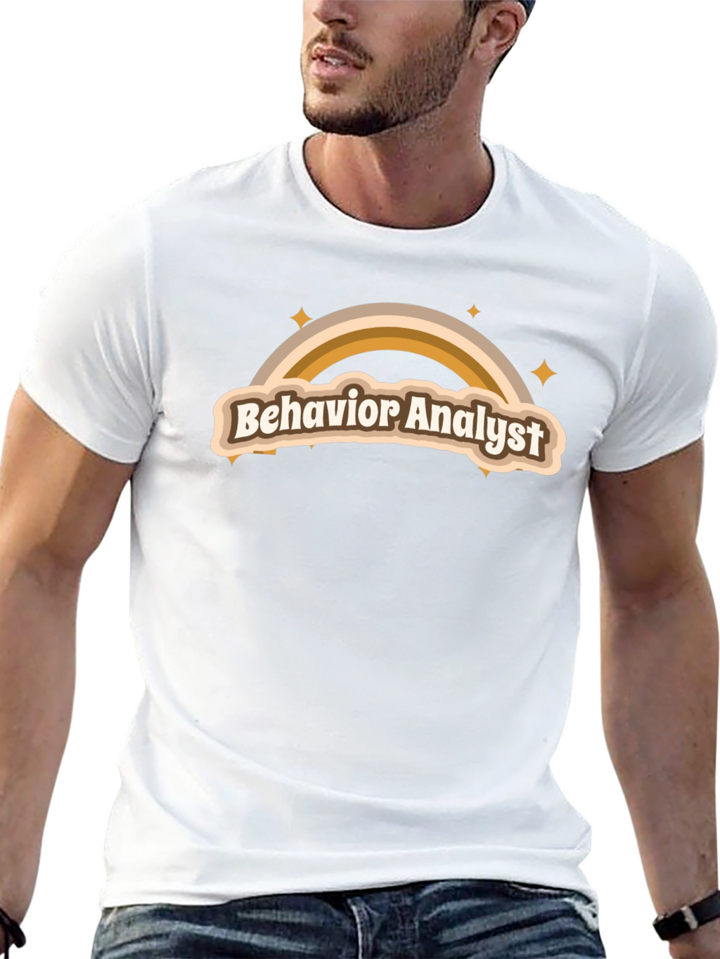 Behavior Analyst Rainbow T-Shirt - Soft Cotton Blend