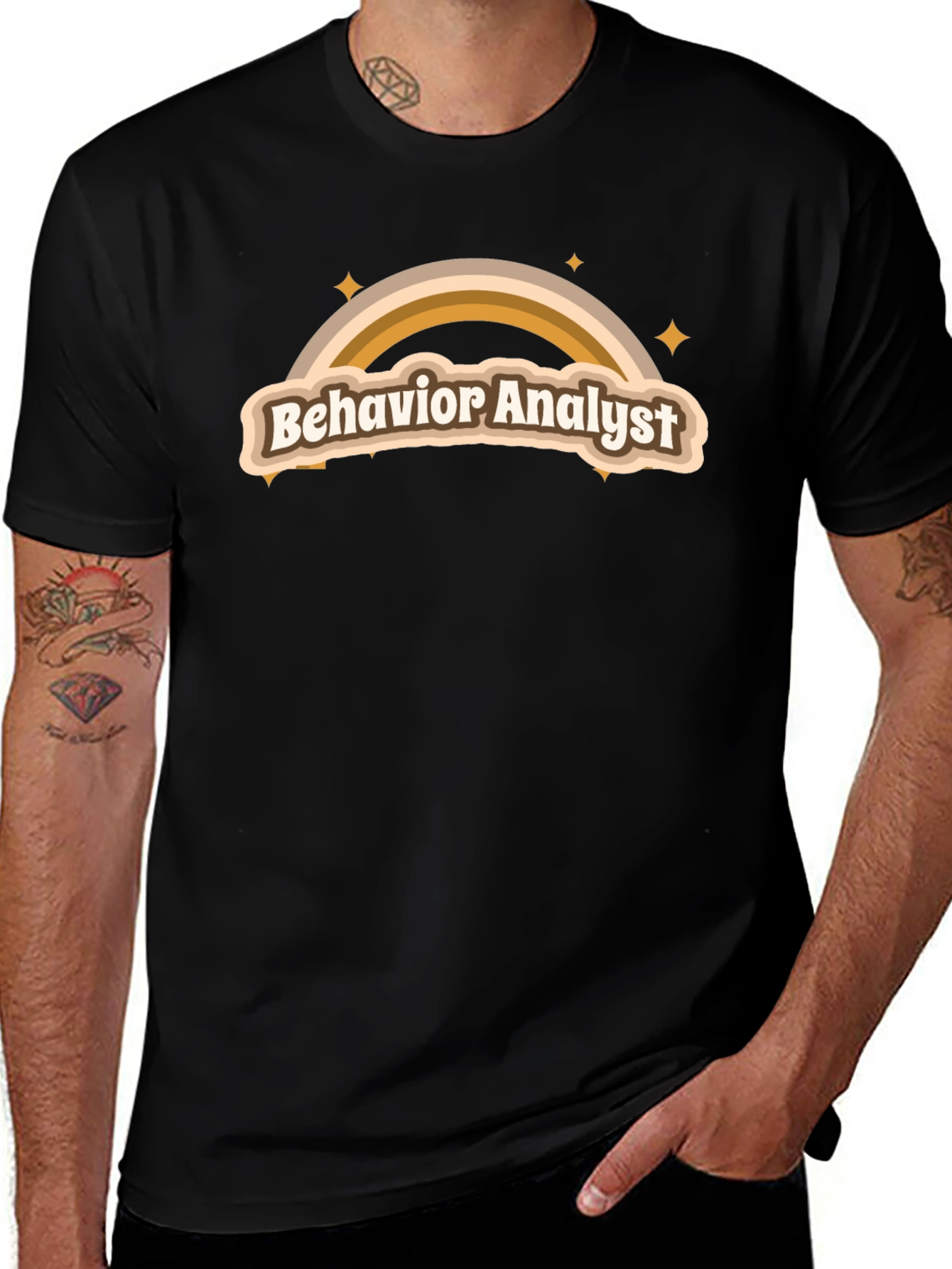 Behavior Analyst Rainbow T-Shirt - Soft Cotton Blend