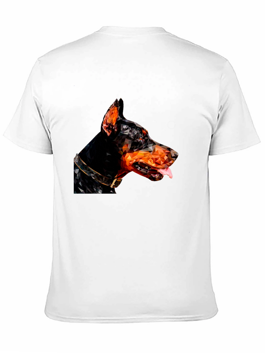 Doberman Geometric T-Shirt - Black