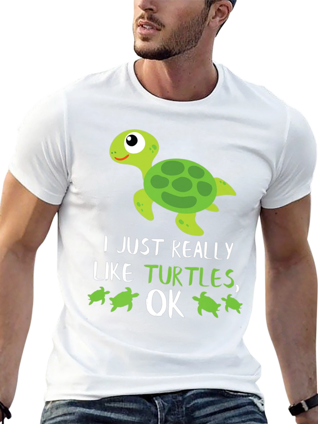Funny Turtle Lover T-Shirt: I Just Really Like Turtles