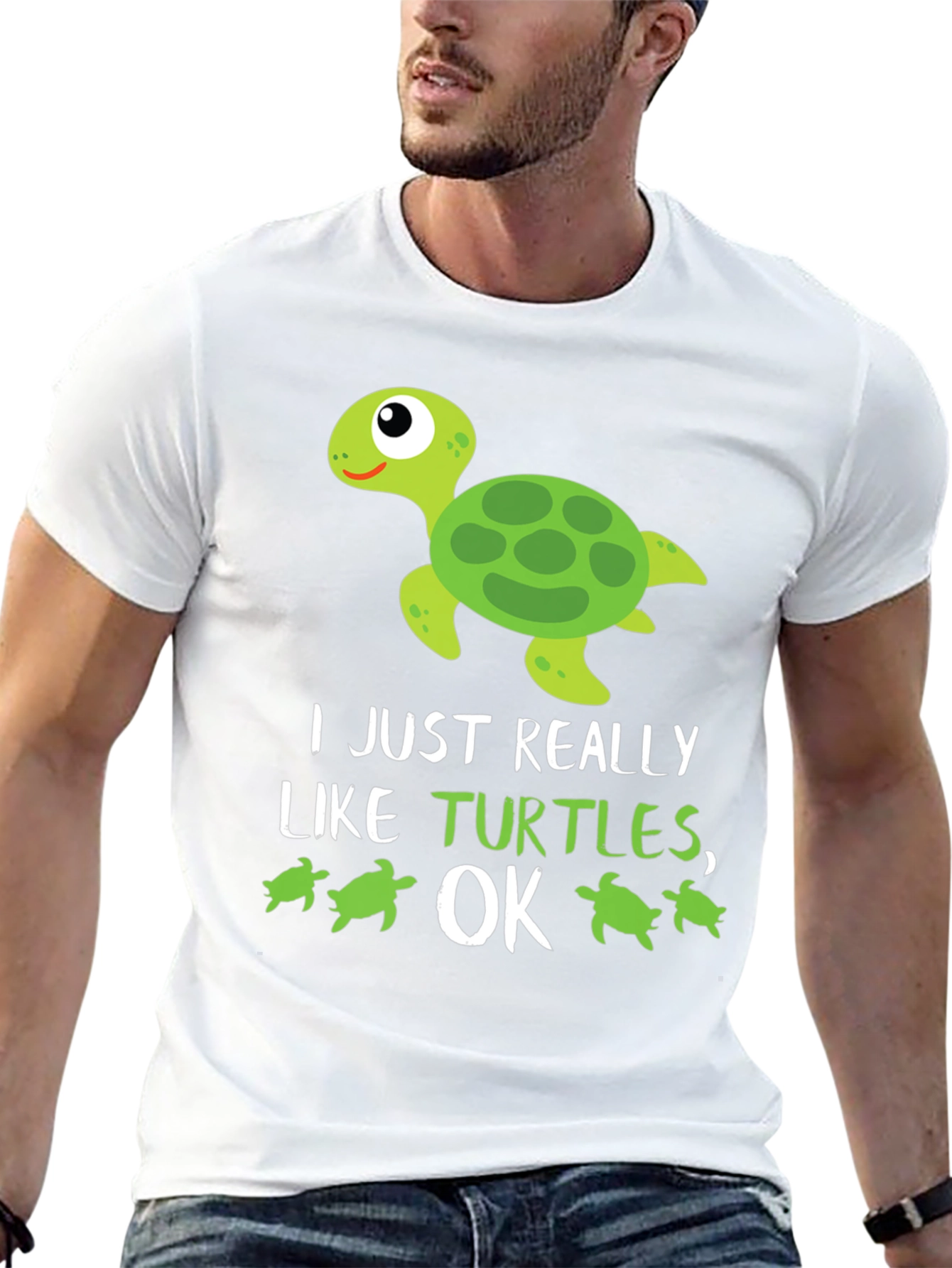 Funny Turtle Lover T-Shirt: I Just Really Like Turtles