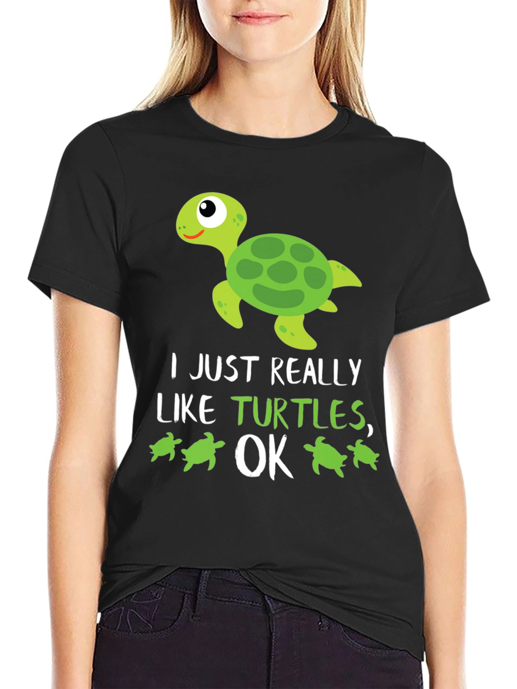 Funny Turtle Lover T-Shirt: I Just Really Like Turtles