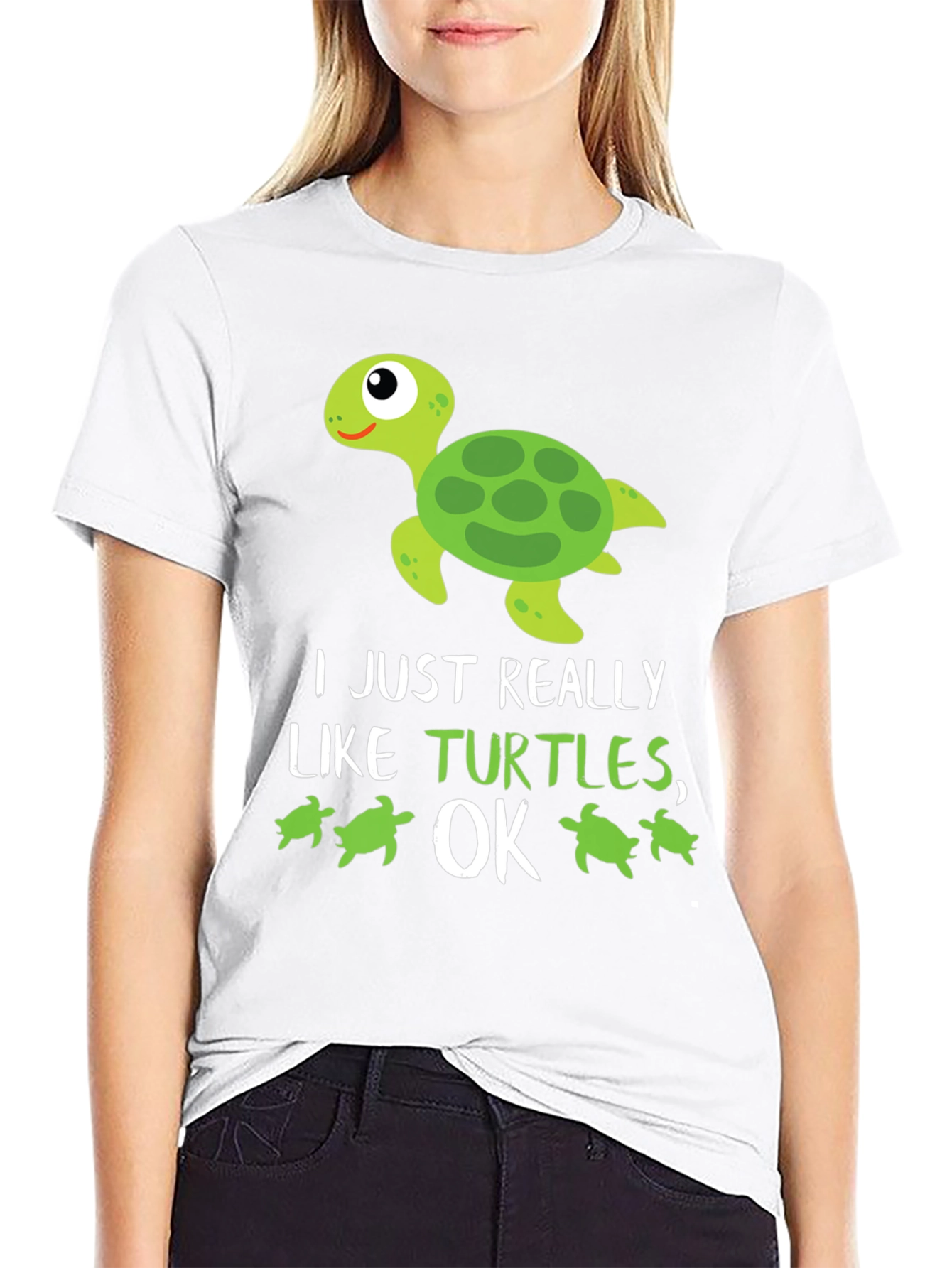 Funny Turtle Lover T-Shirt: I Just Really Like Turtles