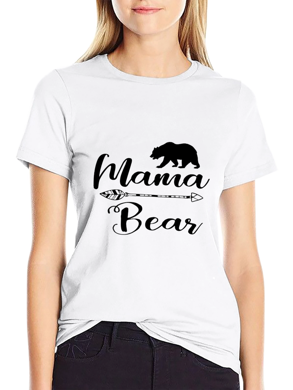 Mama Bear Graphic Tee - Cute Mom T-Shirt
