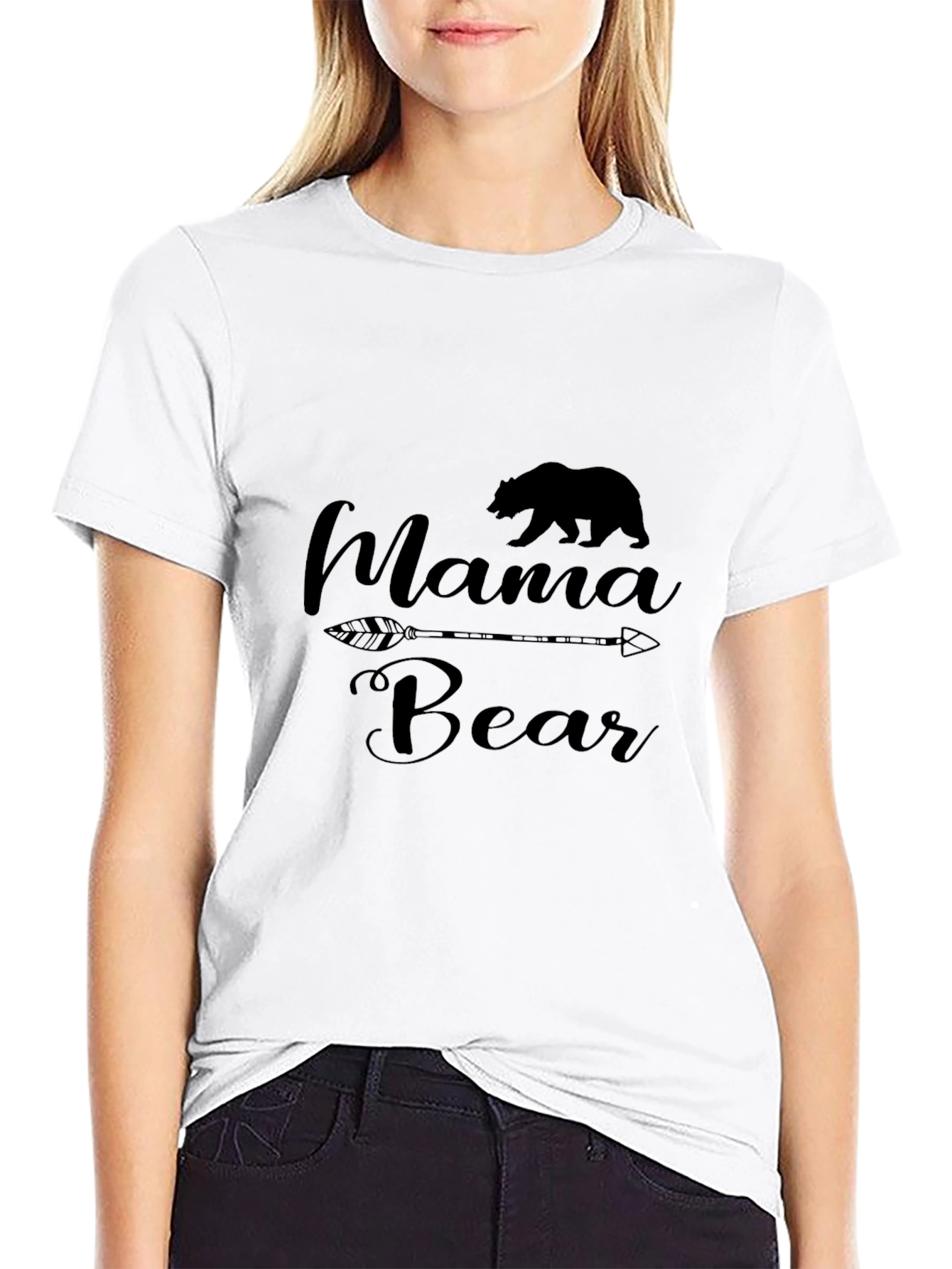 Mama Bear Graphic Tee - Cute Mom T-Shirt