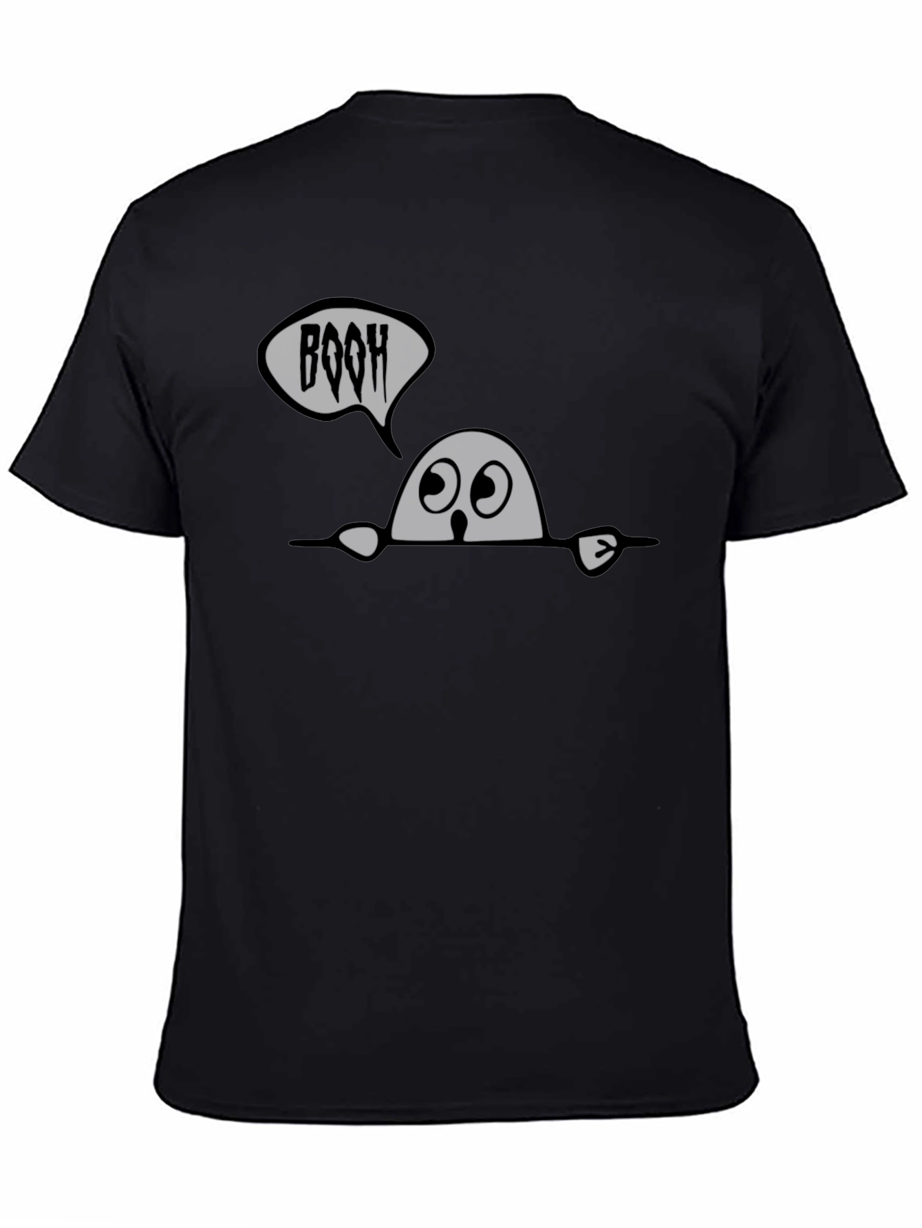 Spooky BOOH Ghost Graphic Tee
