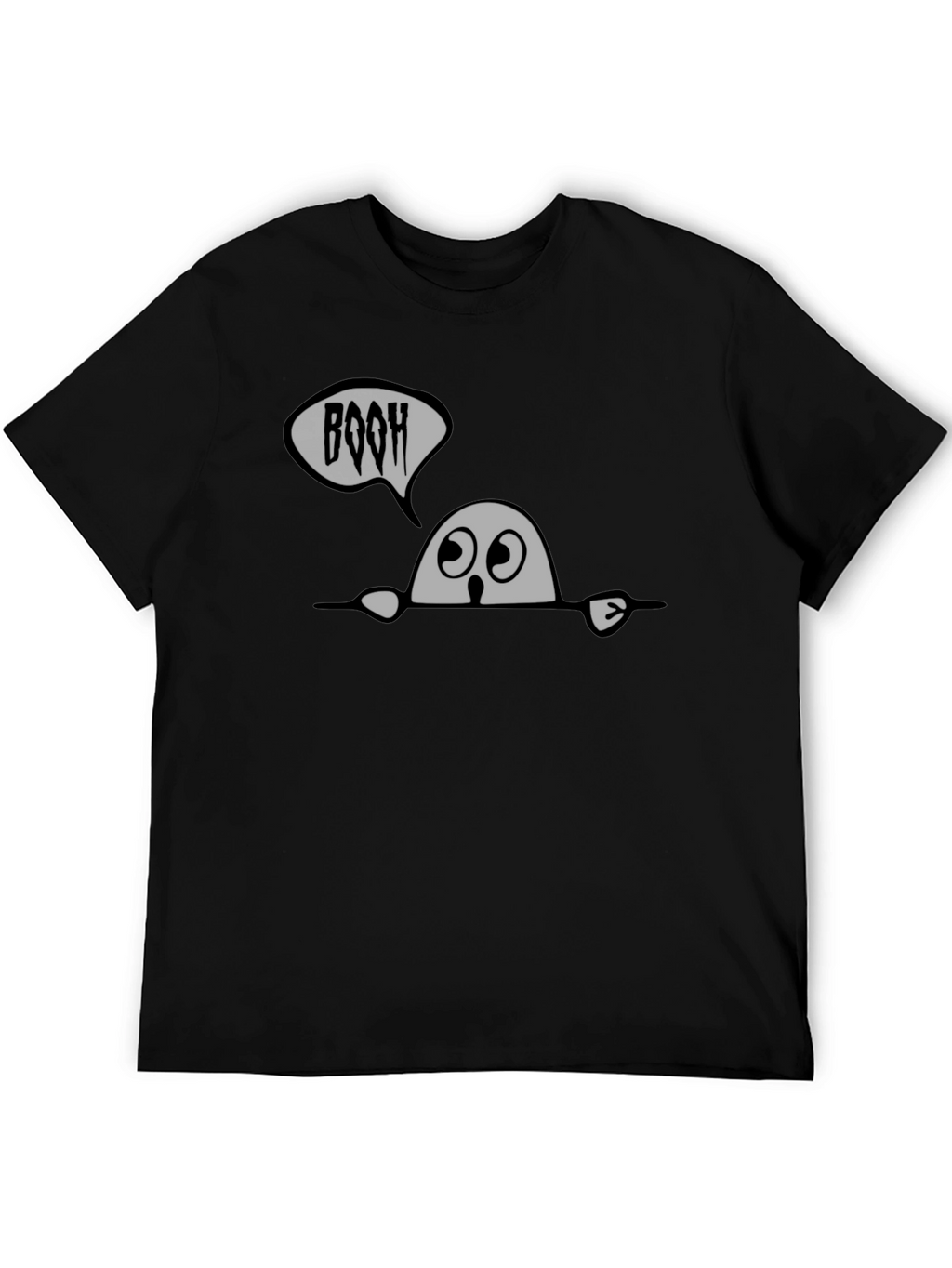 Spooky BOOH Ghost Graphic Tee